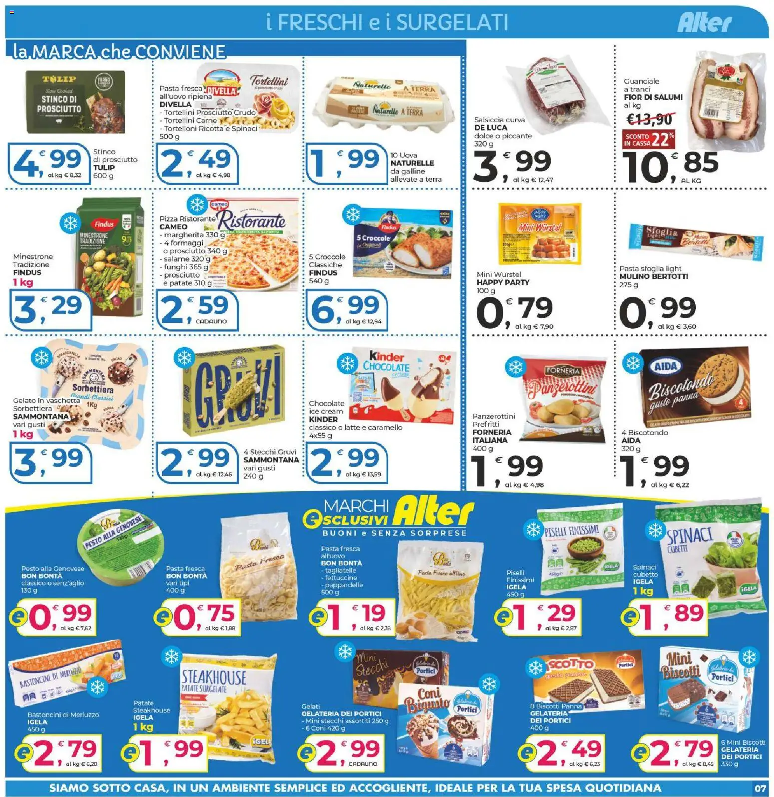 Volantino Alter Discount del 17/09/2026 | Pagina: 7 | Prodotti: Pasta sfoglia, Cacao, Guanciale, Terra