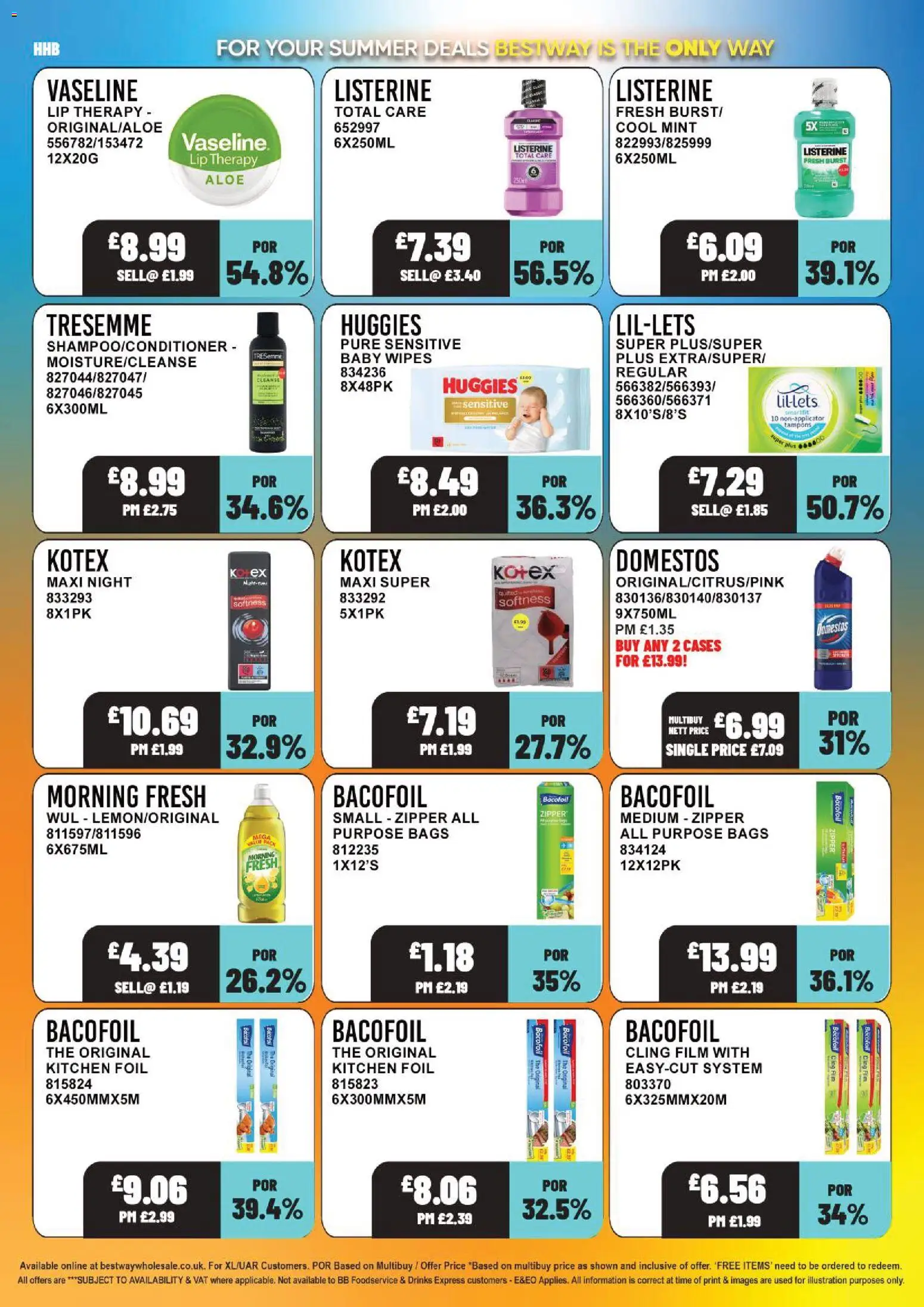 {H1} | Page: 26 | Products: Foil, Listerine, Mint, Tampons