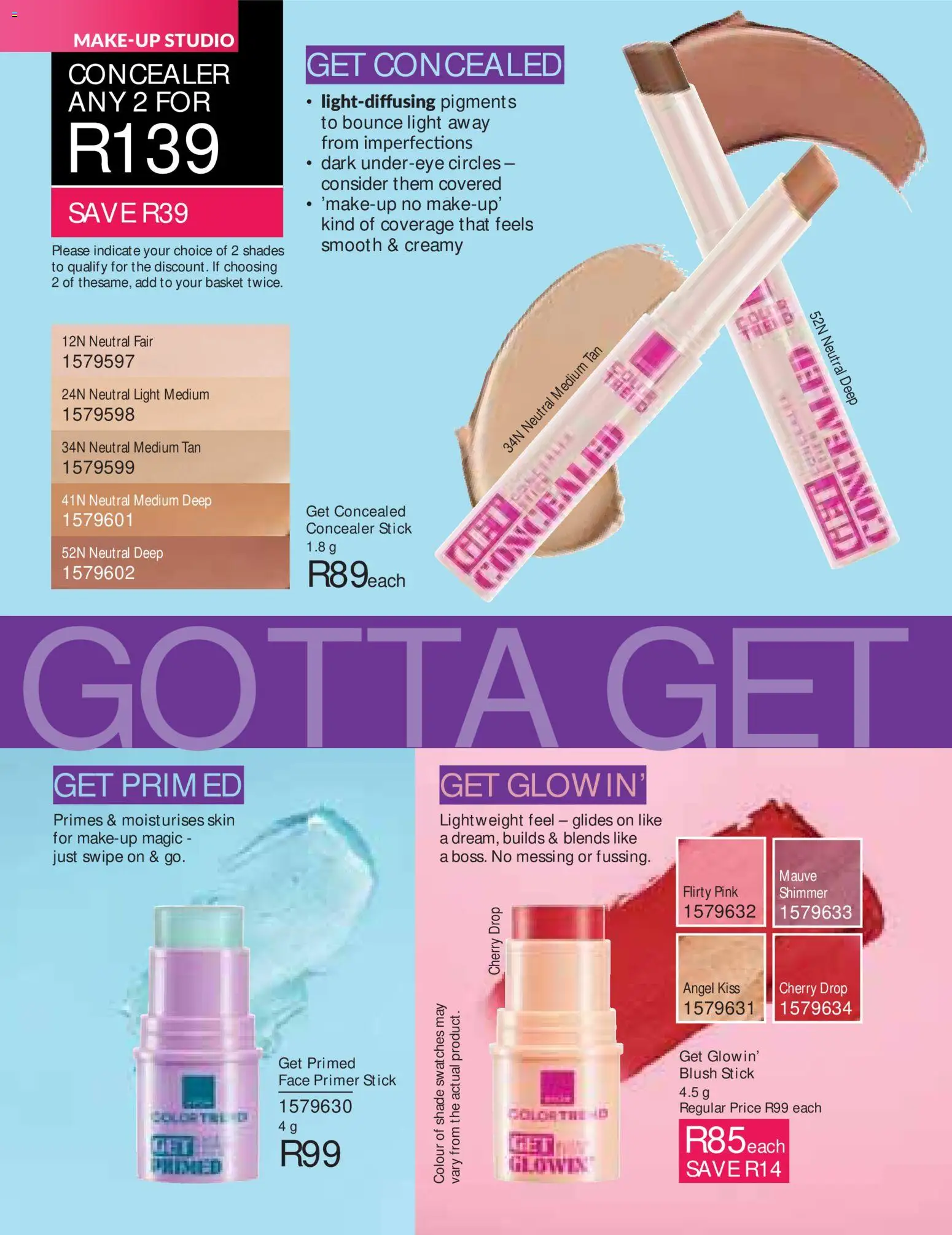 New Avon catalogue – valid from 01/08/2026 | Page: 54 | Products: Primer, Basket, Light, Concealer