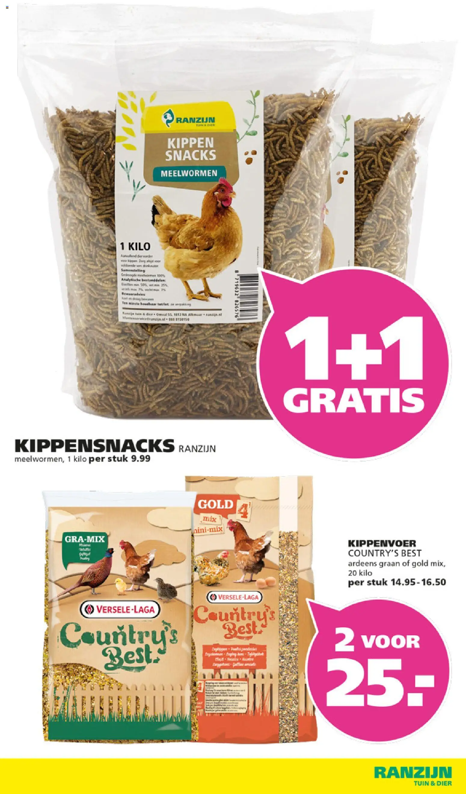 {H1} | Pagina: 15 | Producten: Snacks, Kippen