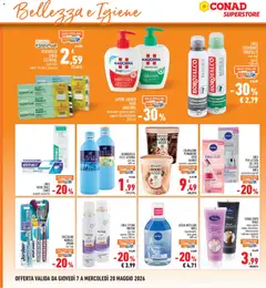 Anteprima del volantino ACQUA MICELLARE NIVEA, rigenerante, skin glow 400 ml valido a partire dal 07.05.2026 | Pagina: 24 | Prodotti: Acqua micellare, Lacca, Scrub, Talco
