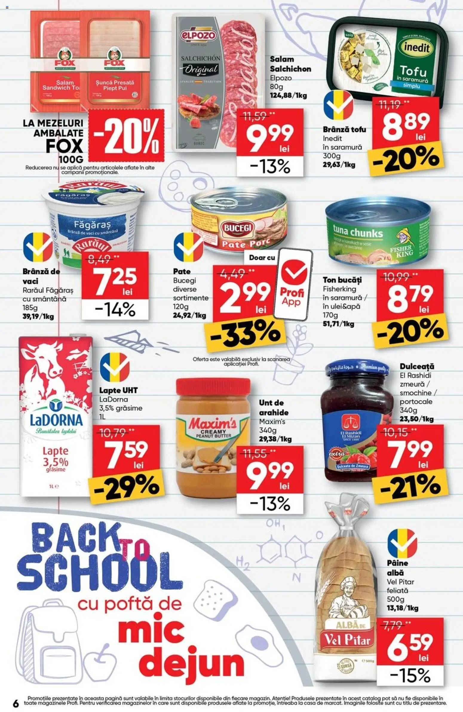 Noul catalog Profi – valabil de la 10.09.2026 | Pagină: 6 | Produse: Aplică, Fox, Arahide, Lapte