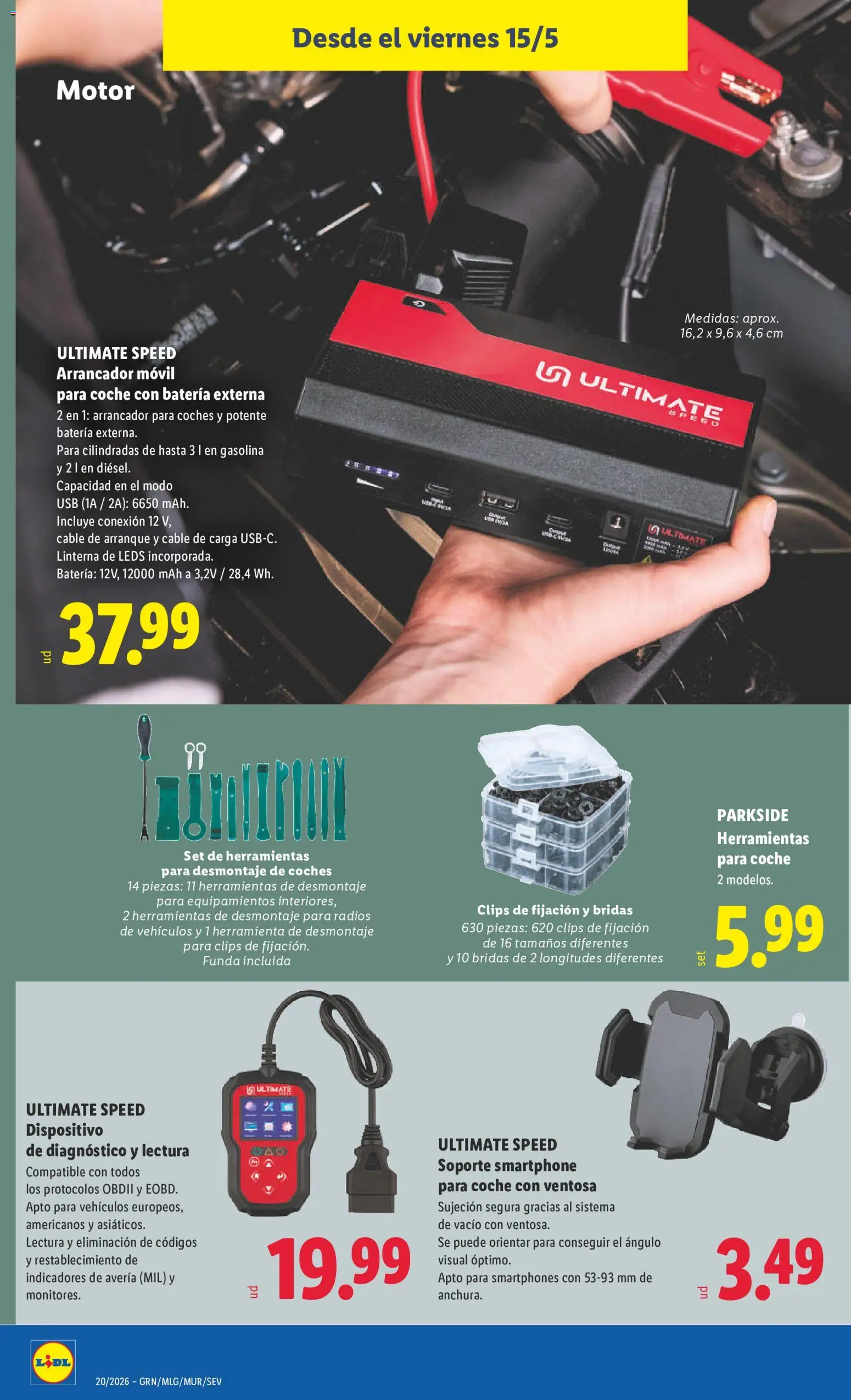Lidl folleto de bazar │ válido desde el 11.05.2026 | Página: 24 | Productos: Smartphone, Cable, Funda, USB