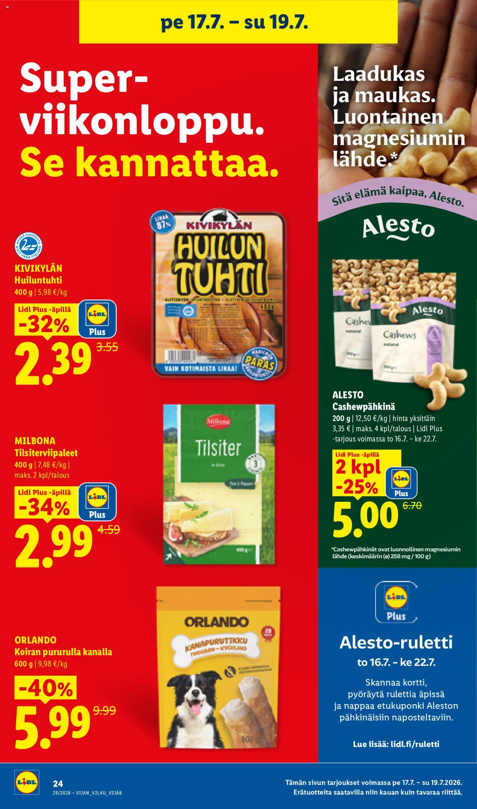 Lidl tarjoukset - Helsinki – voimassa 16/07/2026 alkaen | Sivu: 32