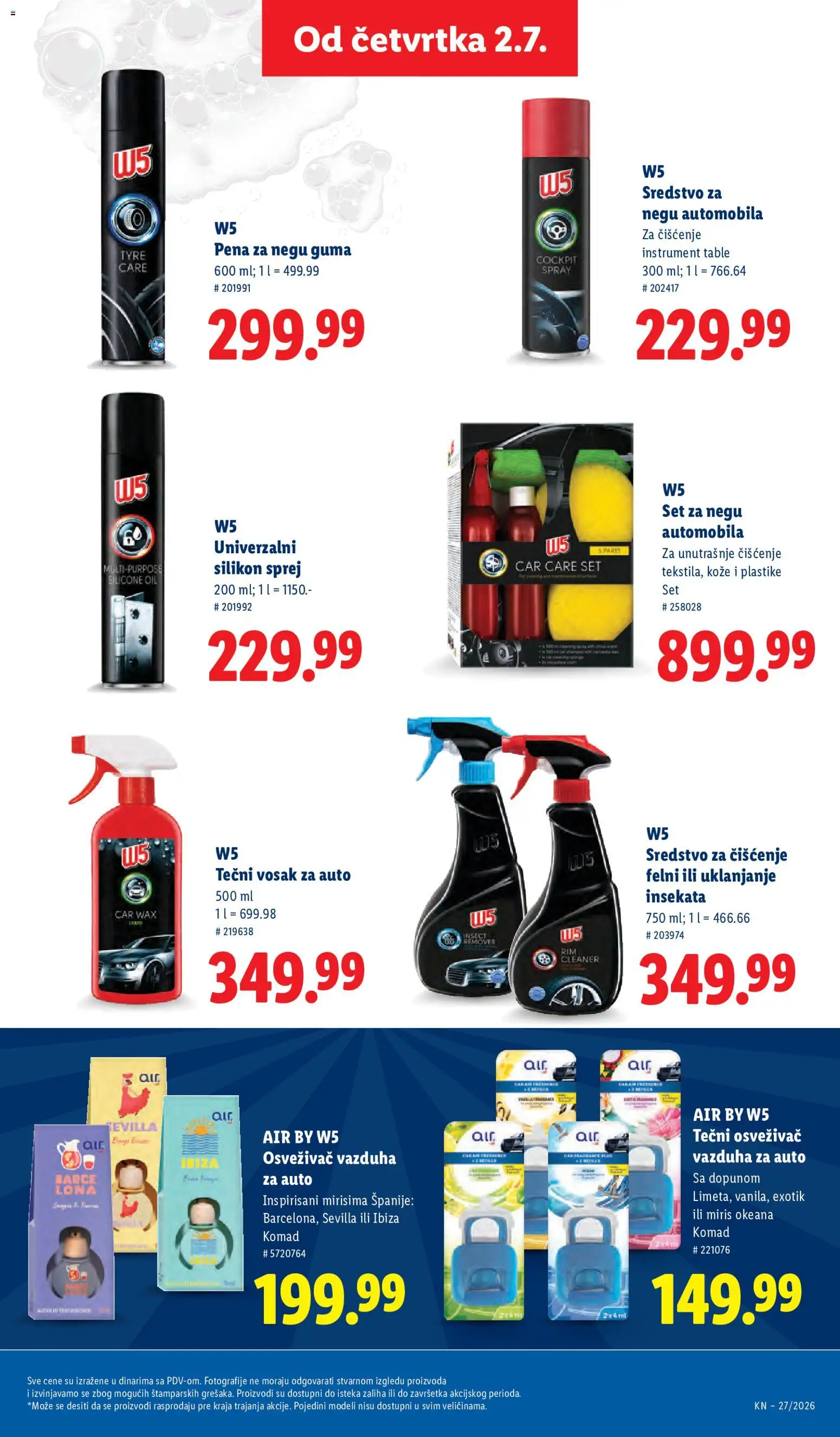 Lidl katalog - važi od 02.07.2026 | Strana: 57 | Proizvode: W5, Miris