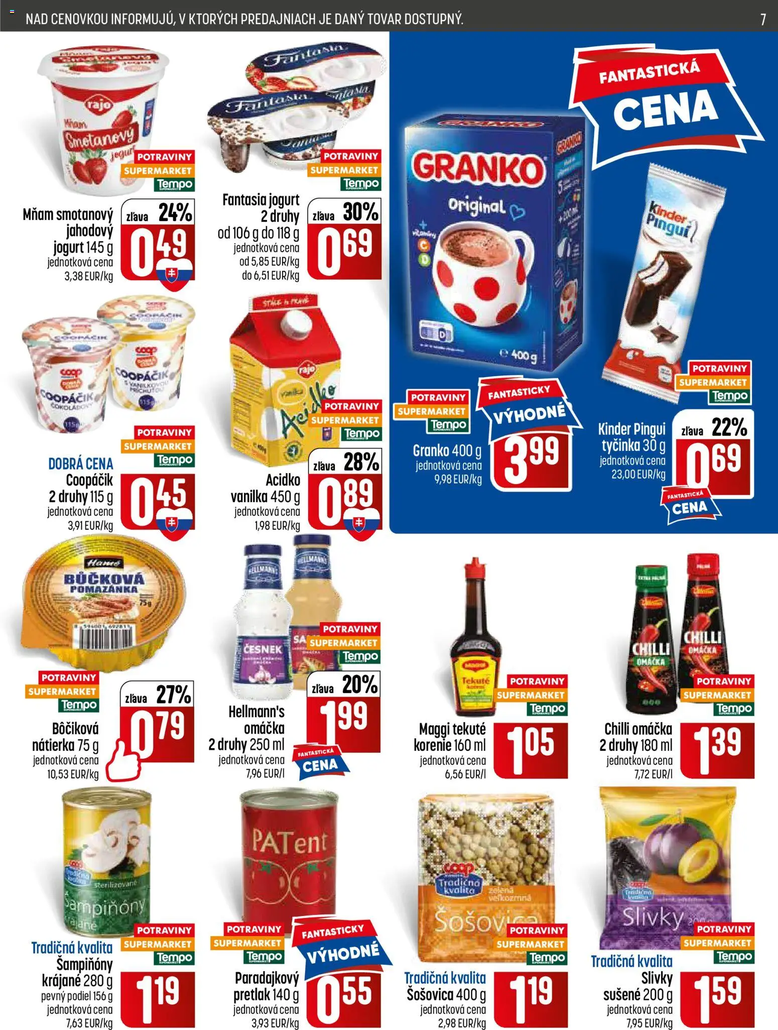 Nové COOP Jednota akcie – leták je platný od 02.07.2026 | Strana: 7
