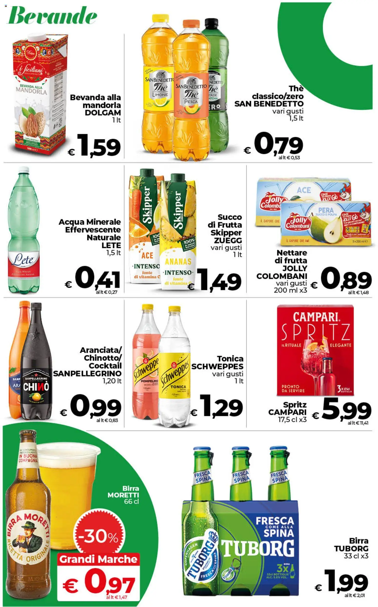 Volantino COOP del 18.06.2026 | Pagina: 21 | Prodotti: Frutta, Limone, Pera, Acqua minerale