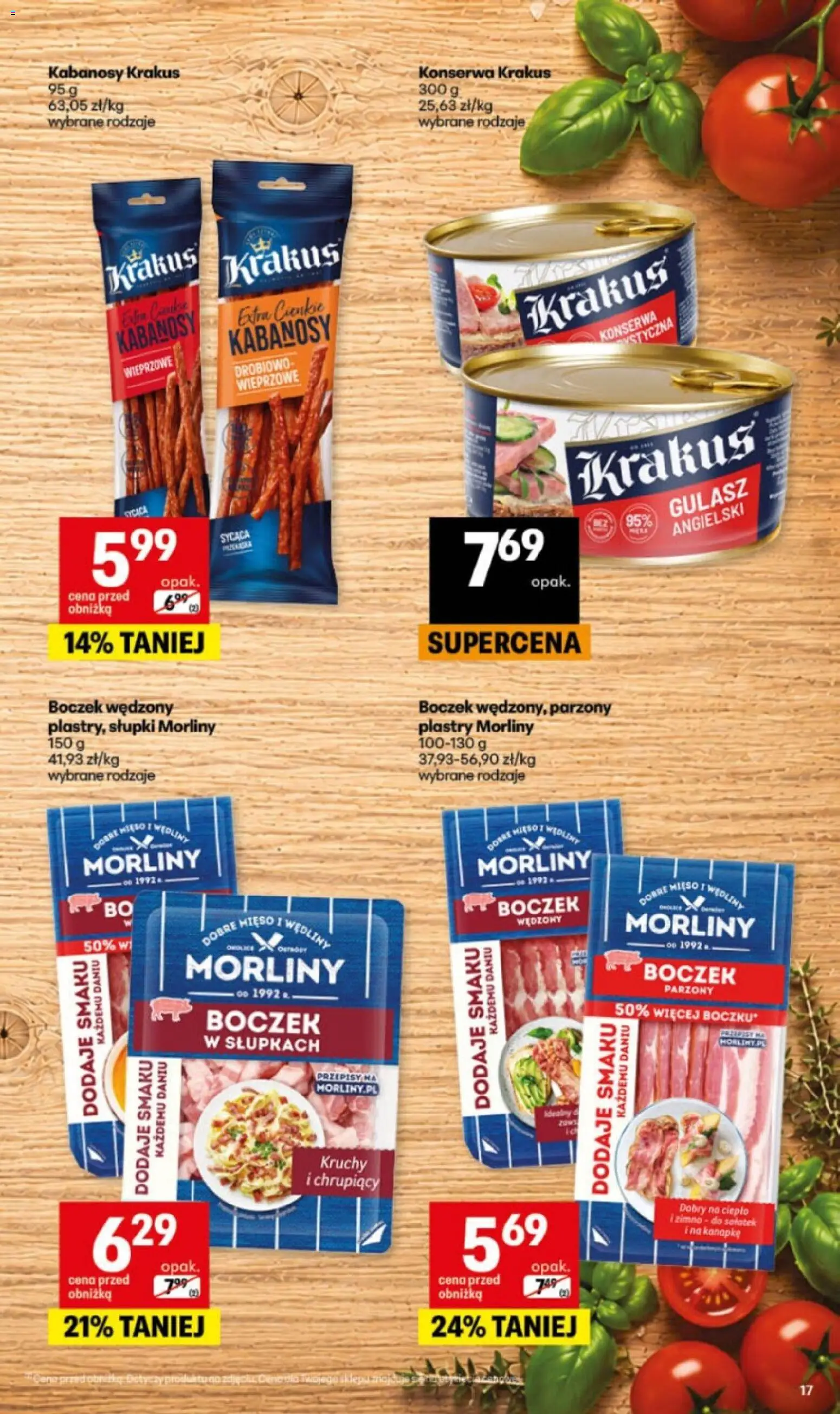 Delikatesy Centrum gazetka - Szkoła od 20.08.2026 | Strona: 17 | Produkty: Mięso, Boczek wędzony, Wędzony boczek, Wędliny