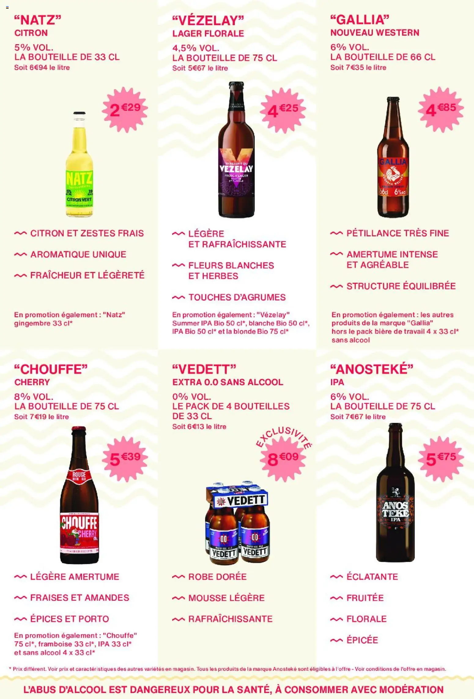 {H1} | Page: 6 | Produits: Mousse, Gingembre, Bière, Amandes