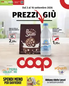 Anteprima del volantino COOP volantino valido a partire dal 03/09/2026