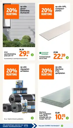 GAMMA folder - Voorbeeld van een folder van GAMMA, geldig van 06.05.2026 | Pagina: 38 | Producten: Platen