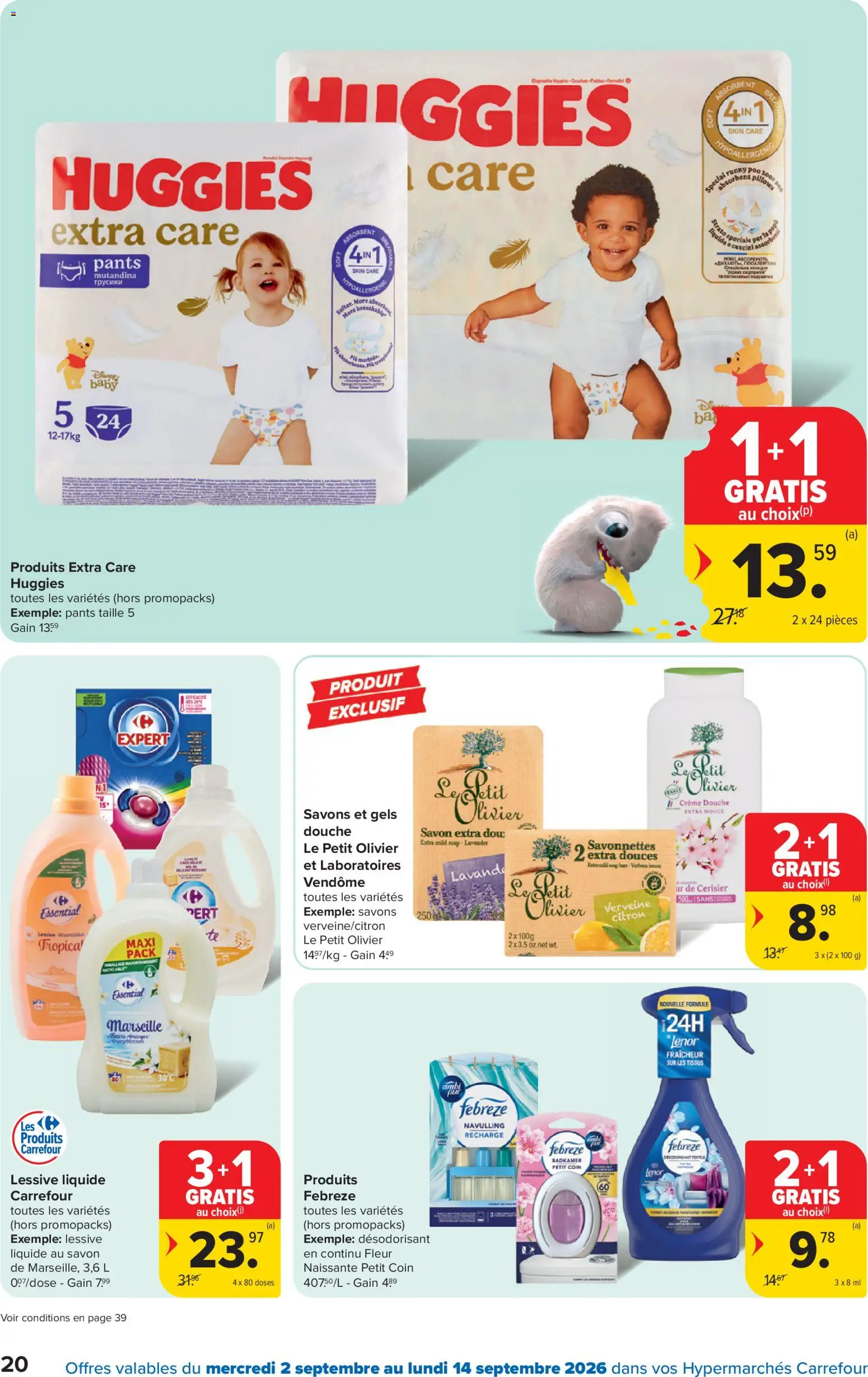 {H1} | Pagina: 20 | Producten: Pet, Gel, Douche, Crème