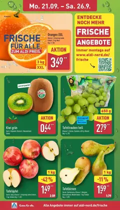 Orangen XXL, Orangen XXL Klasse 1; Ursprung siehe Etikett; 3-kg-Netz (kg = 1.16) ab 21.09.2026 gültig | Seite: 2