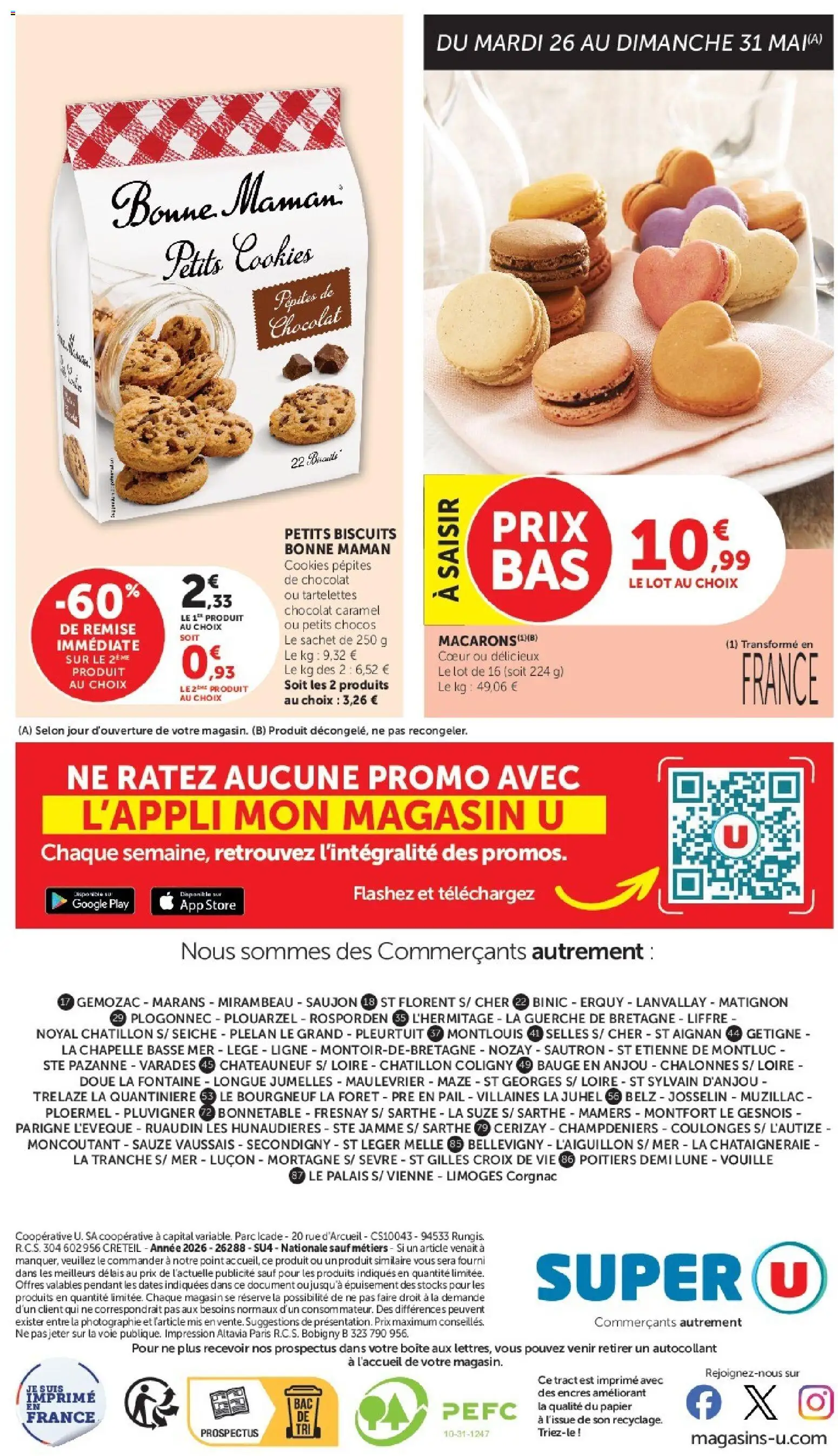 {H1} | Page: 36 | Produits: Pépites de chocolat, Cookies, Macarons, Biscuits