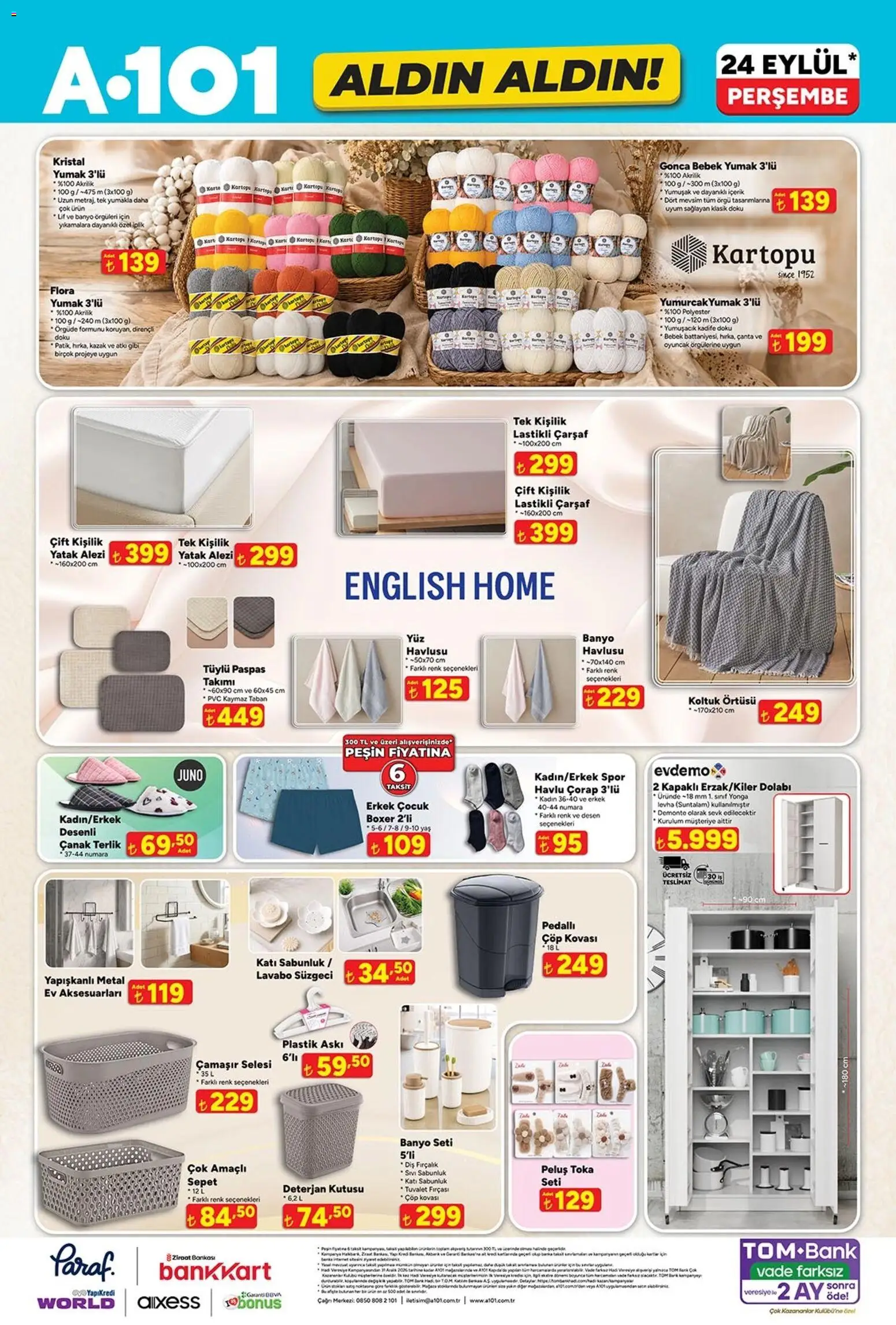 A101 - Katalog Aldın Aldın - 19 Eylül 2026 tarihinden itibaren geçerlidir | Sayfa: 10 | Ürünler: Oyuncak, Yatak, Lavabo, Deterjan