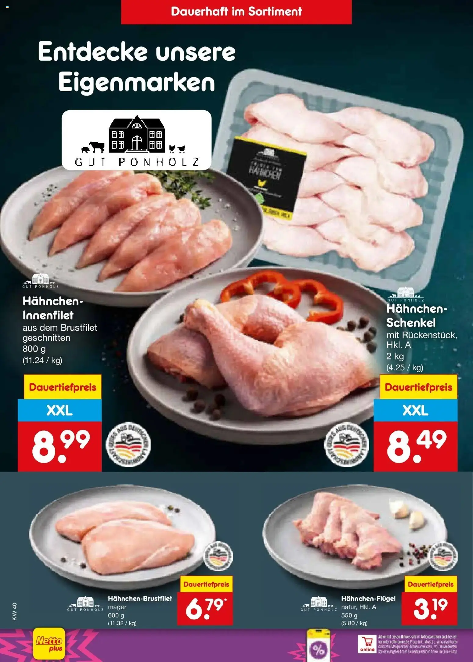 Netto Marken-Discount Prospekt Jüchen – gültig ab 28.09.2026 | Seite: 12 | Produkte: Hahnchen