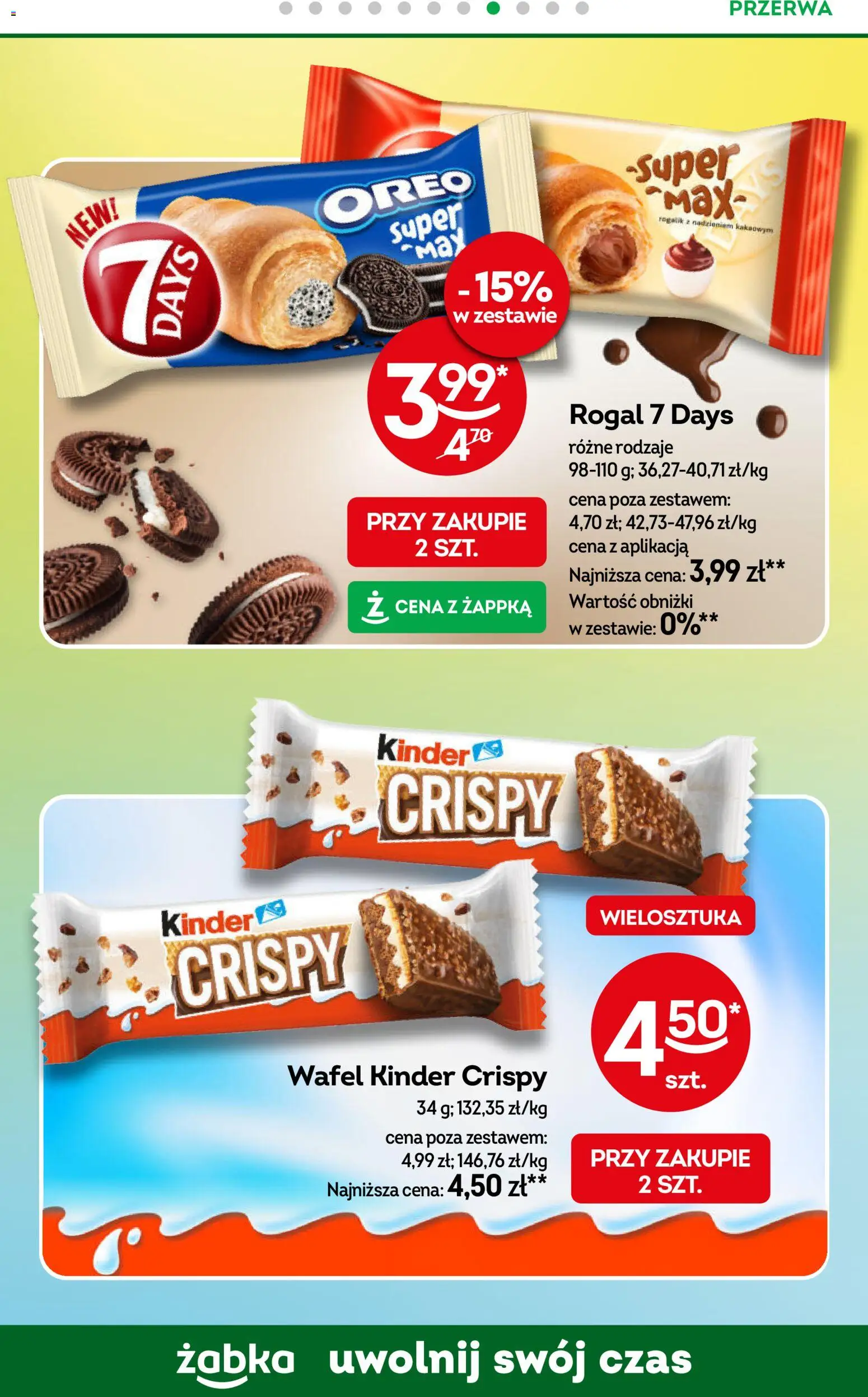Żabka gazetka od 07.10.2026 | Strona: 63 | Produkty: Oreo