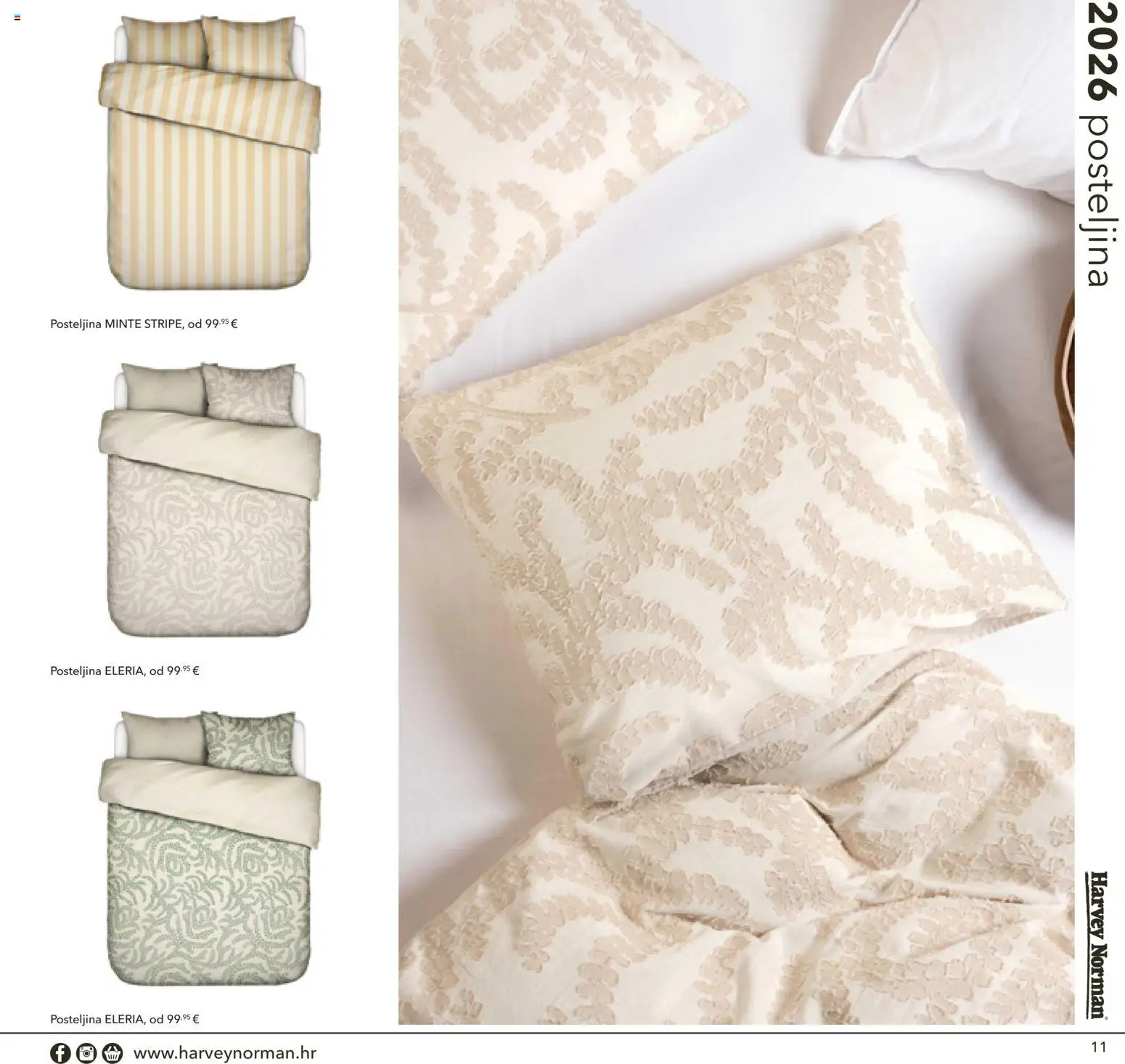 Harvey Norman katalog | vrijedi od 05.06.2026 | Stranica: 11 | Proizvodi: Posteljina