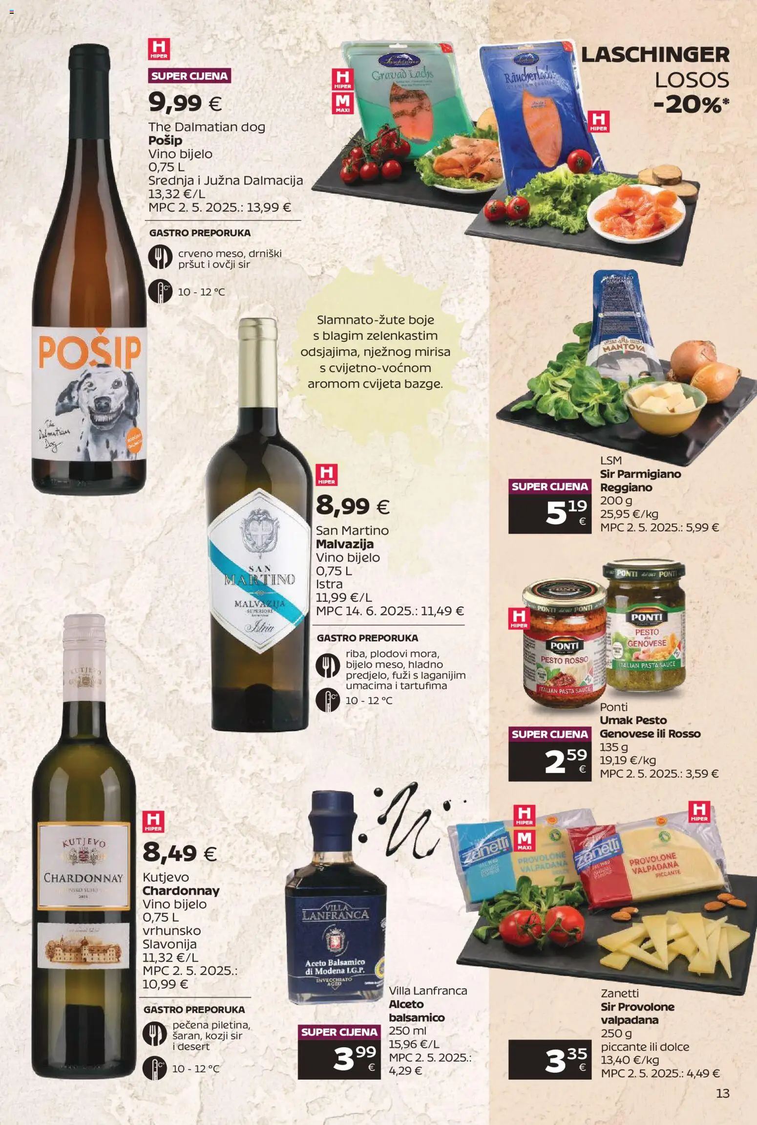 Tommy katalog | vrijedi od 09.03.2026 | Stranica: 13 | Proizvodi: Vino, Pršut, Umak, Balsamico
