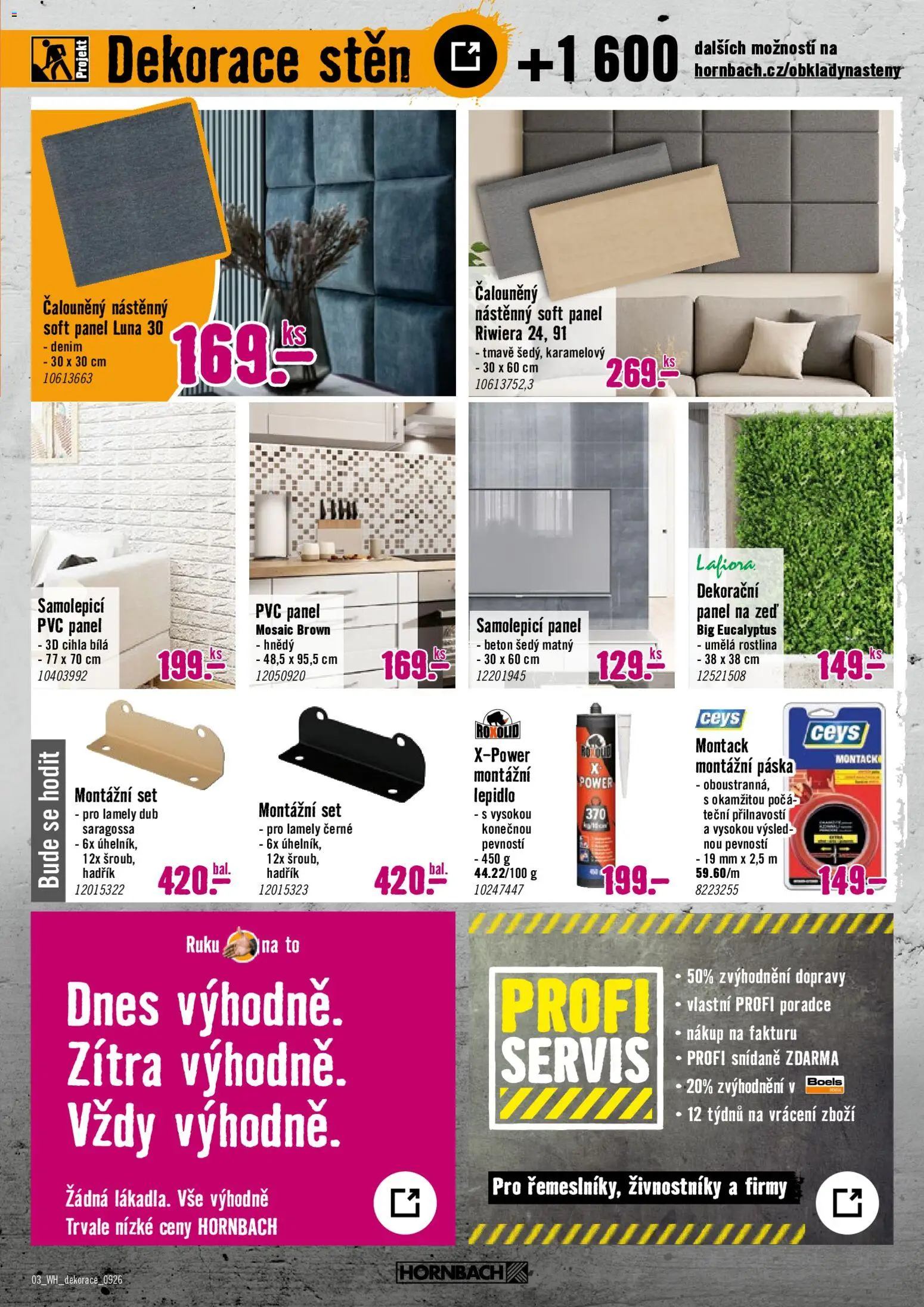 HORNBACH leták - Dekorace od 09.09.2026 | Strana: 3 | Produkty: Dekorace