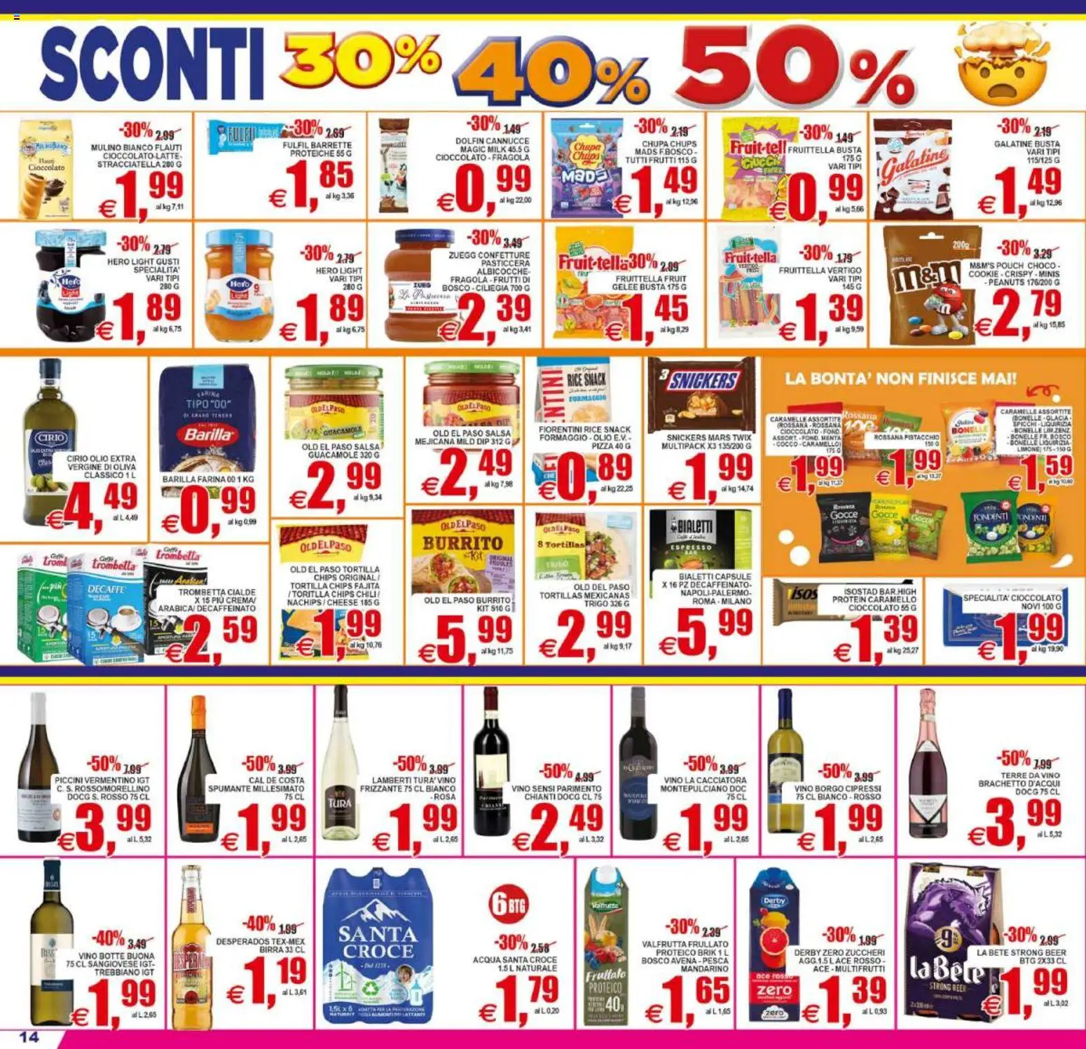 Volantino Pewex del 02/09/2026 | Pagina: 14 | Prodotti: Crema, Caramelle, Cocco, Stracciatella