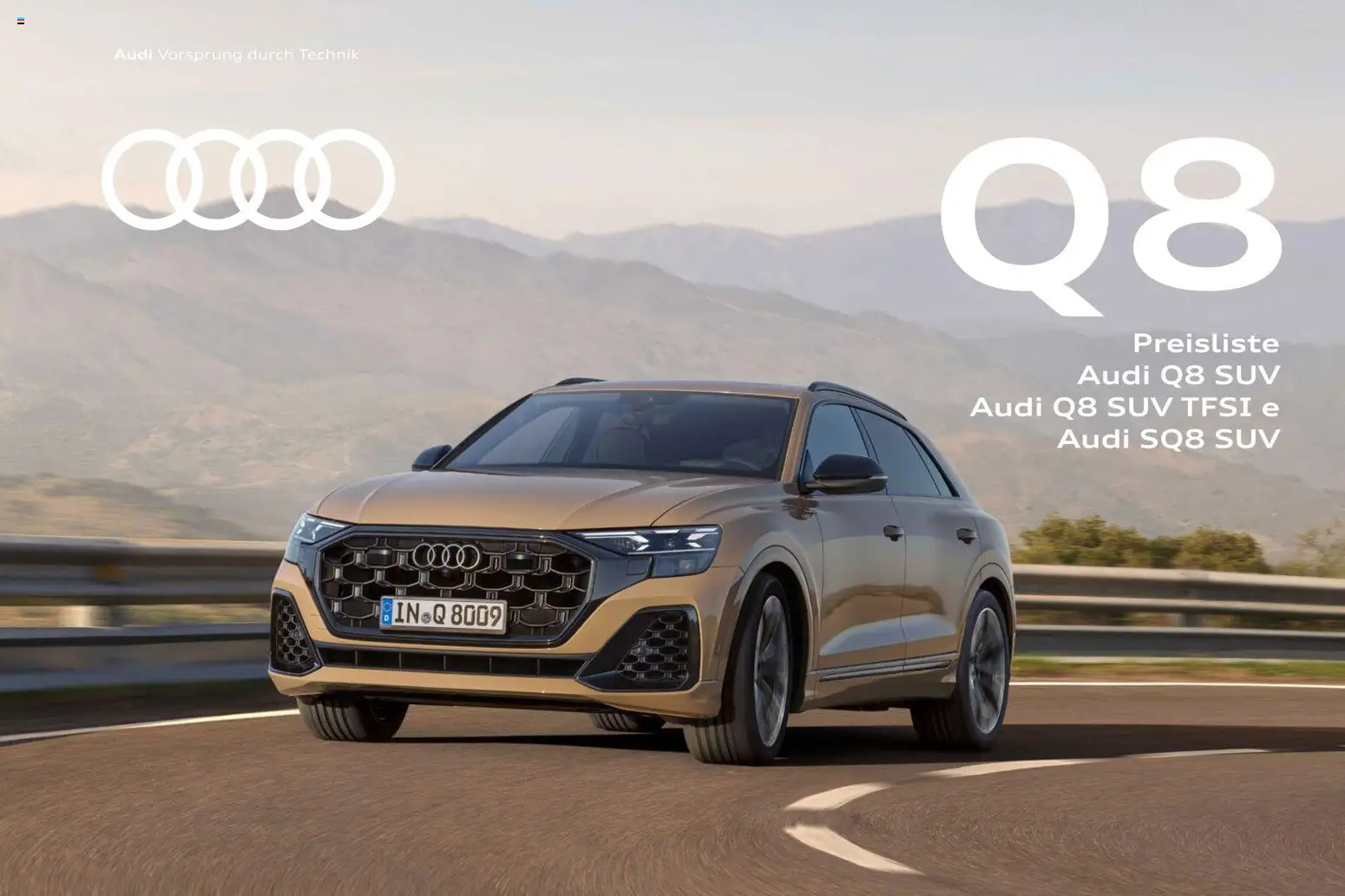 Audi Q8 – gültig ab 06.11.2025 | Seite: 1