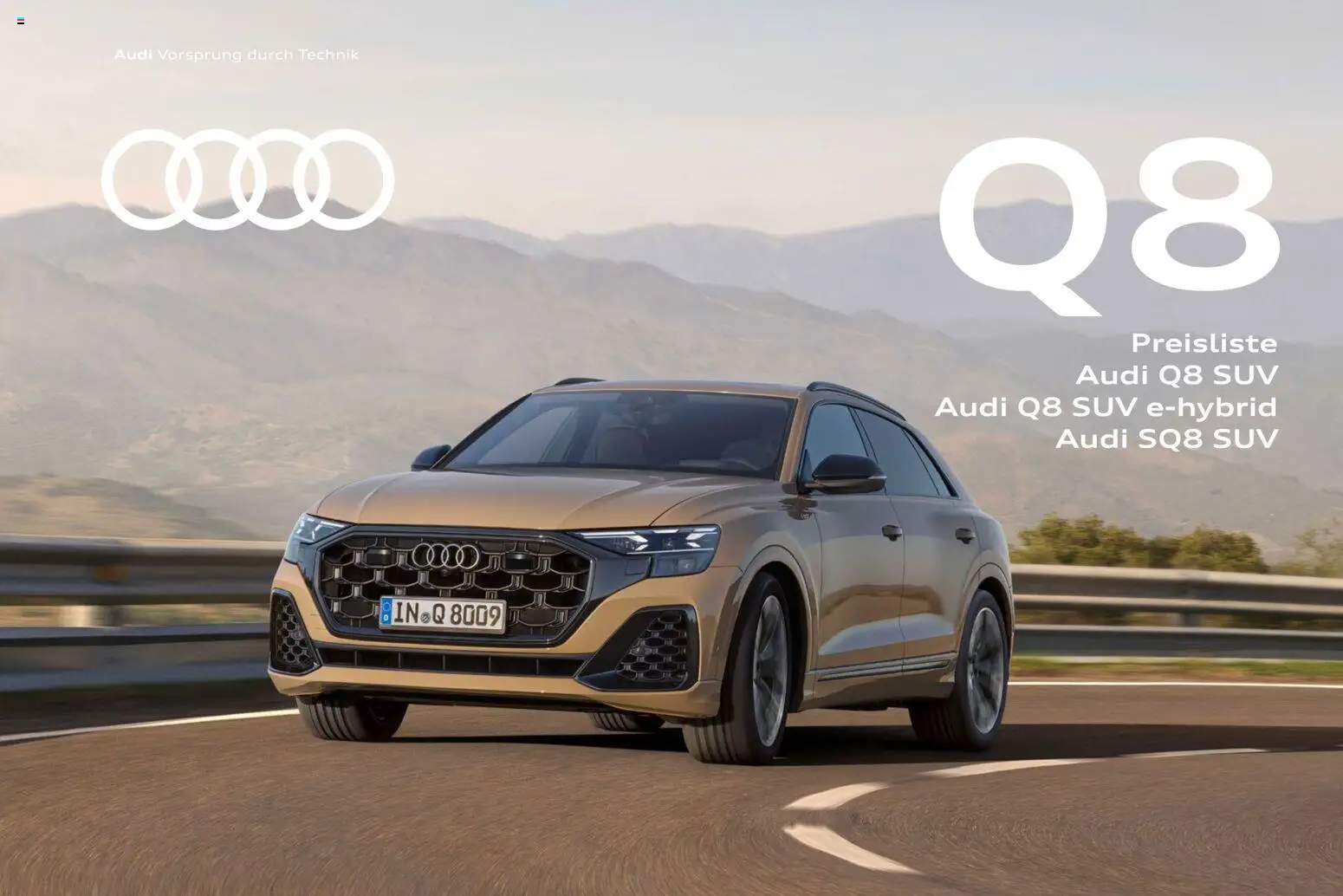Audi Q8 – gültig ab 06.11.2025 | Seite: 1