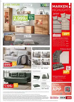 XXXLutz Prospekt ab 05.09.2026 gültig | Seite: 3 | Produkte: Wohnwand, HIghboard, Vitrine, Bettwäsche