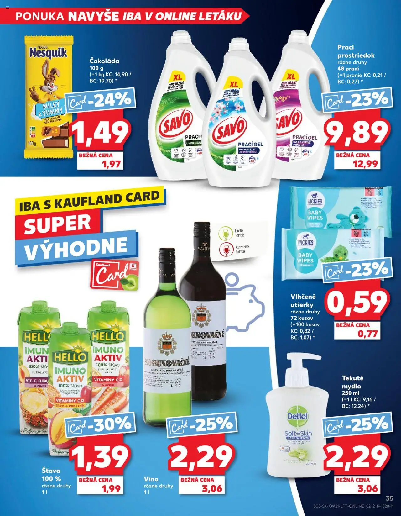 Nové Kaufland akcie – leták je platný od 22.05.2025 | Strana: 35