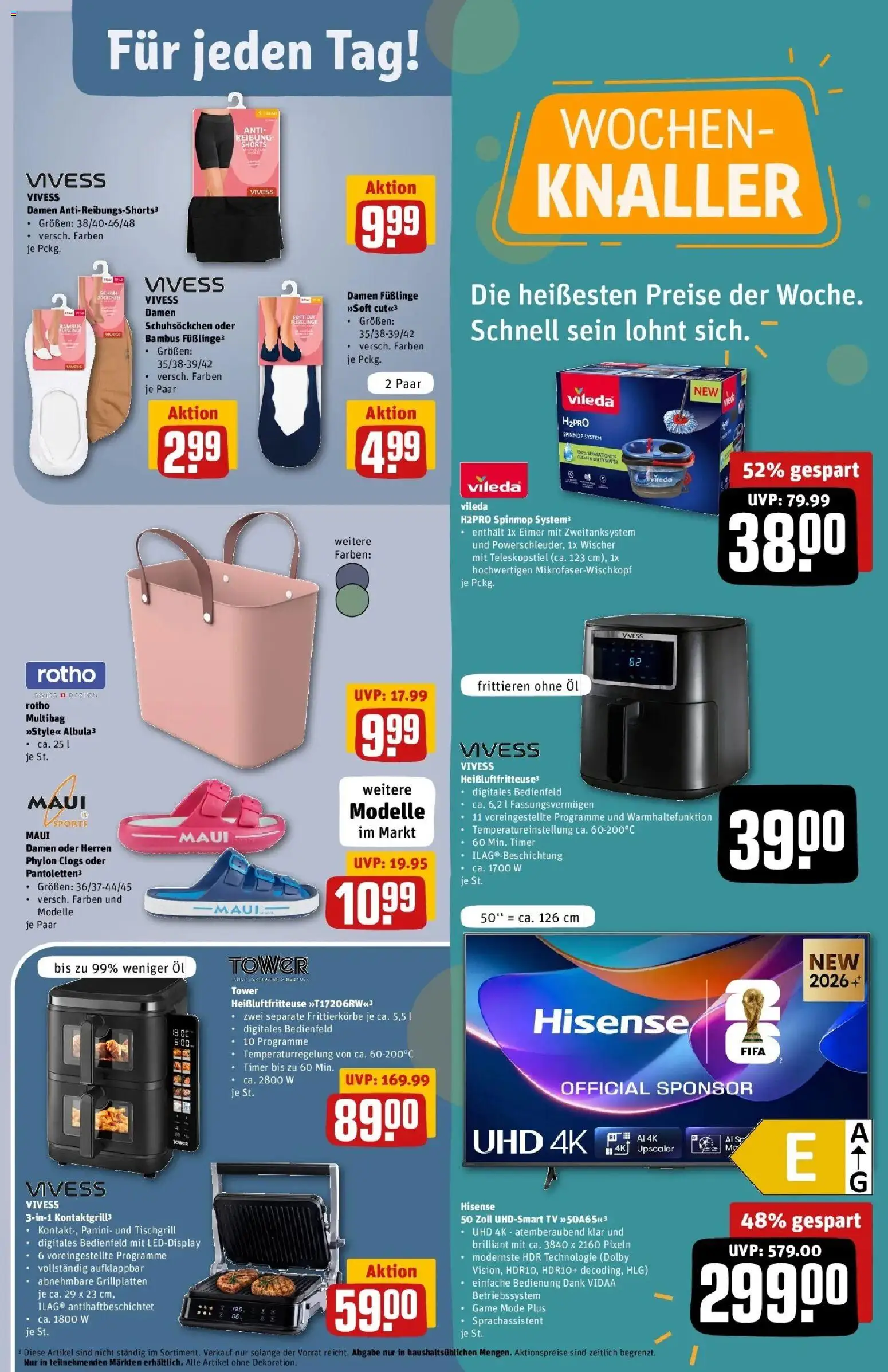 Rewe Prospekt Ingolstadt	 – gültig ab 10.05.2026 | Seite: 29 | Produkte: Hisense, Grill, Öl, Heißluftfritteuse