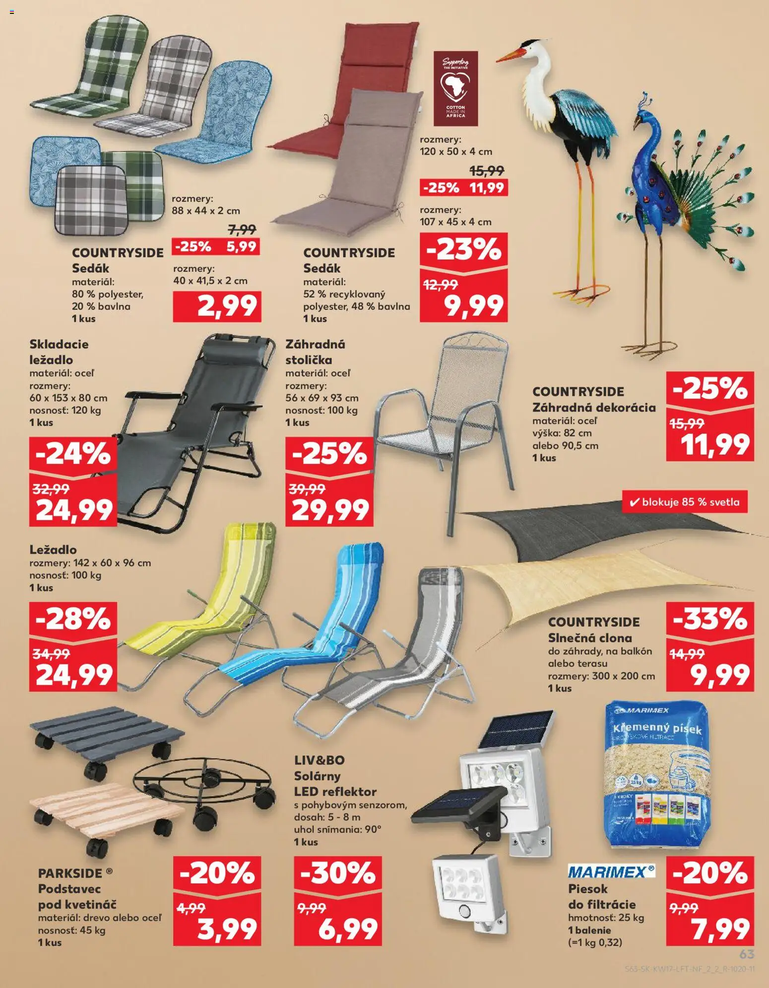 Nové Kaufland akcie – leták je platný od 23.04.2026 | Strana: 63 | Produkty: Led reflektor, Reflektor, Parkside
