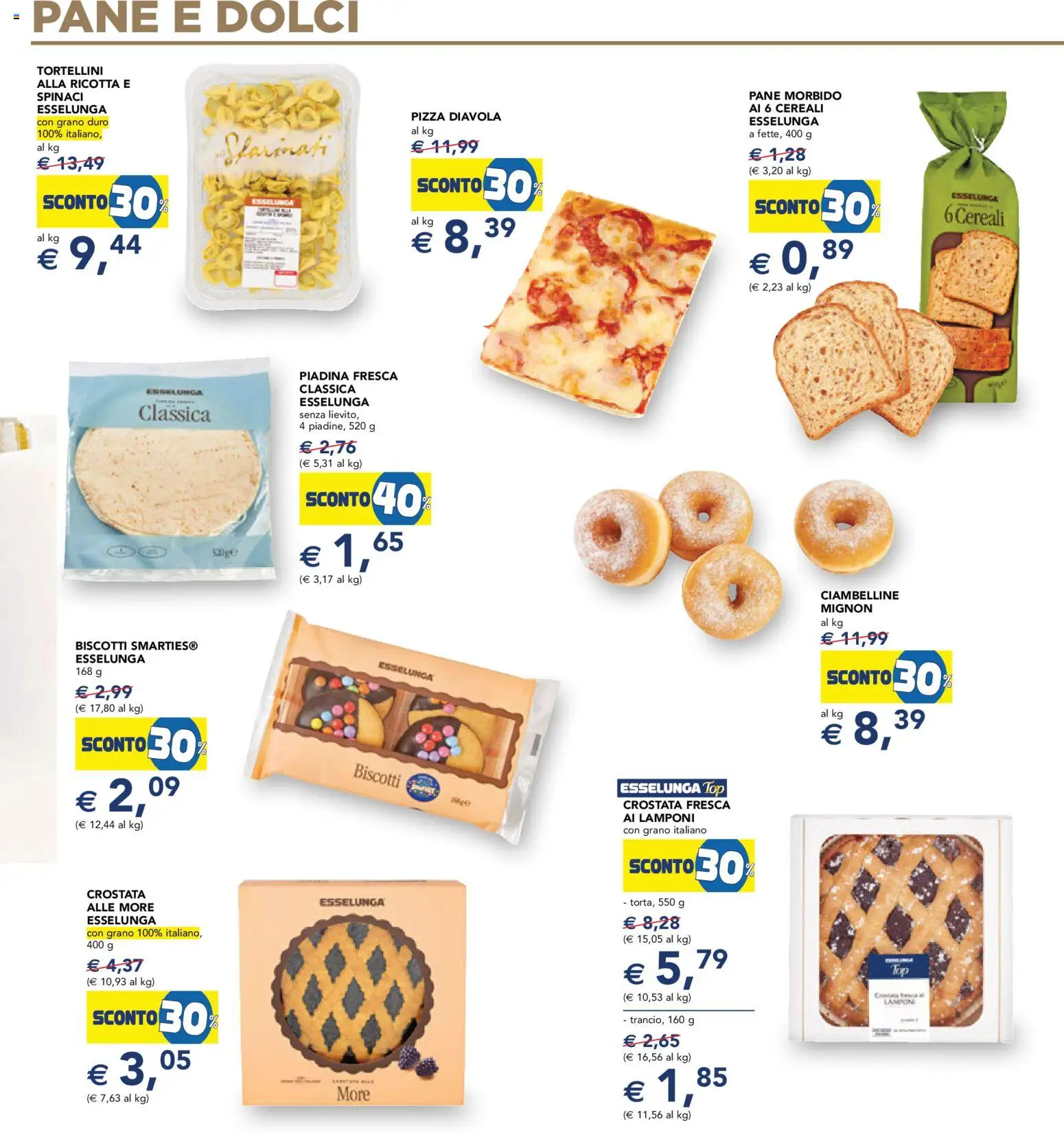 Volantino Esselunga S del 07.05.2026 | Pagina: 17 | Prodotti: Pane, Cereali, Piadina, Ricotta