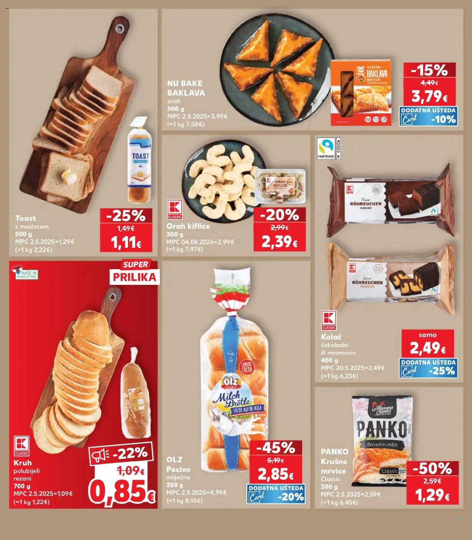 Kaufland HR akciós ujság - amely érvényes a következő dátumtól: 2026.09.02. | Oldal: 15 | Termékek: Baklava