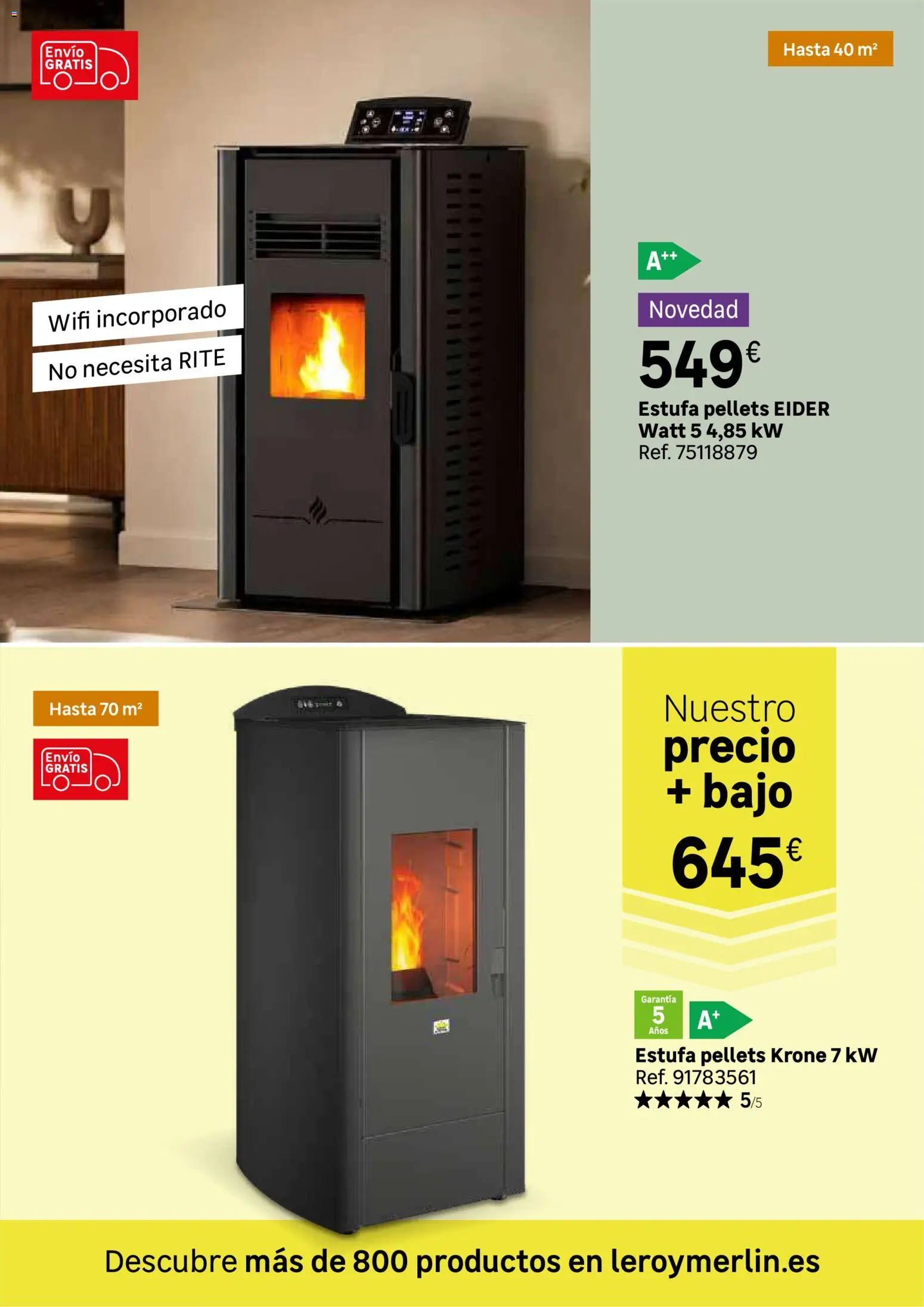 Leroy Merlin Calor en casa y mucho ahorro │ válido desde el 20/10/2026 | Página: 5