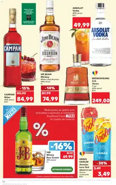 Ofertele Kaufland valabile de la 20.05.2026 | Pagină: 52 | Produse: Suc, Bourbon, Vodka, Lămâie