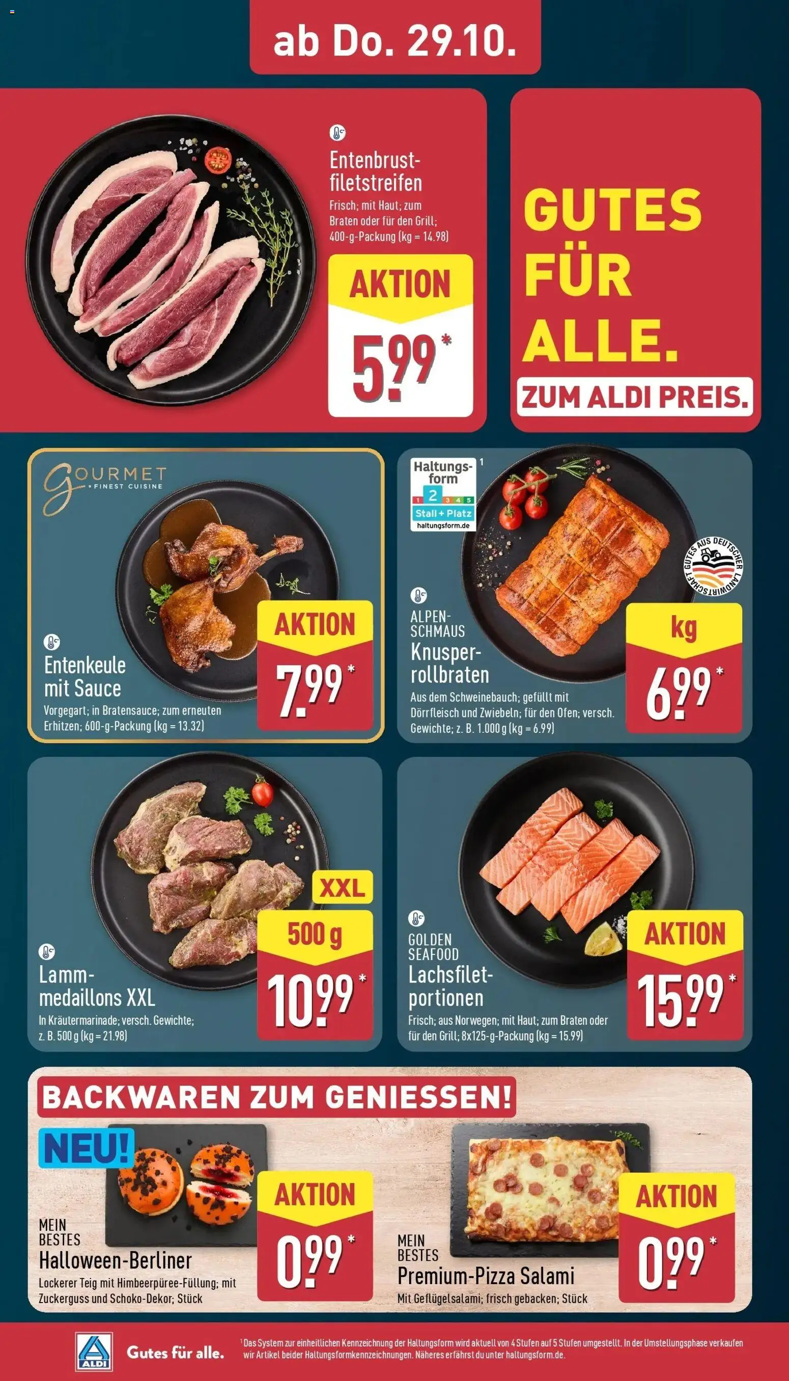 Aldi Aktueller Prospekt (ab 26.10.2026) » Angebote Online | Seite: 33 | Produkte: Salami, Pizza