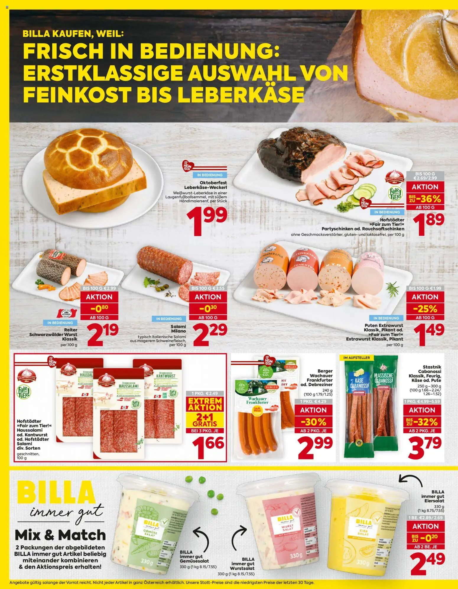 Billa Flugblatt gültig ab 24.09.2026 | Seite: 10
