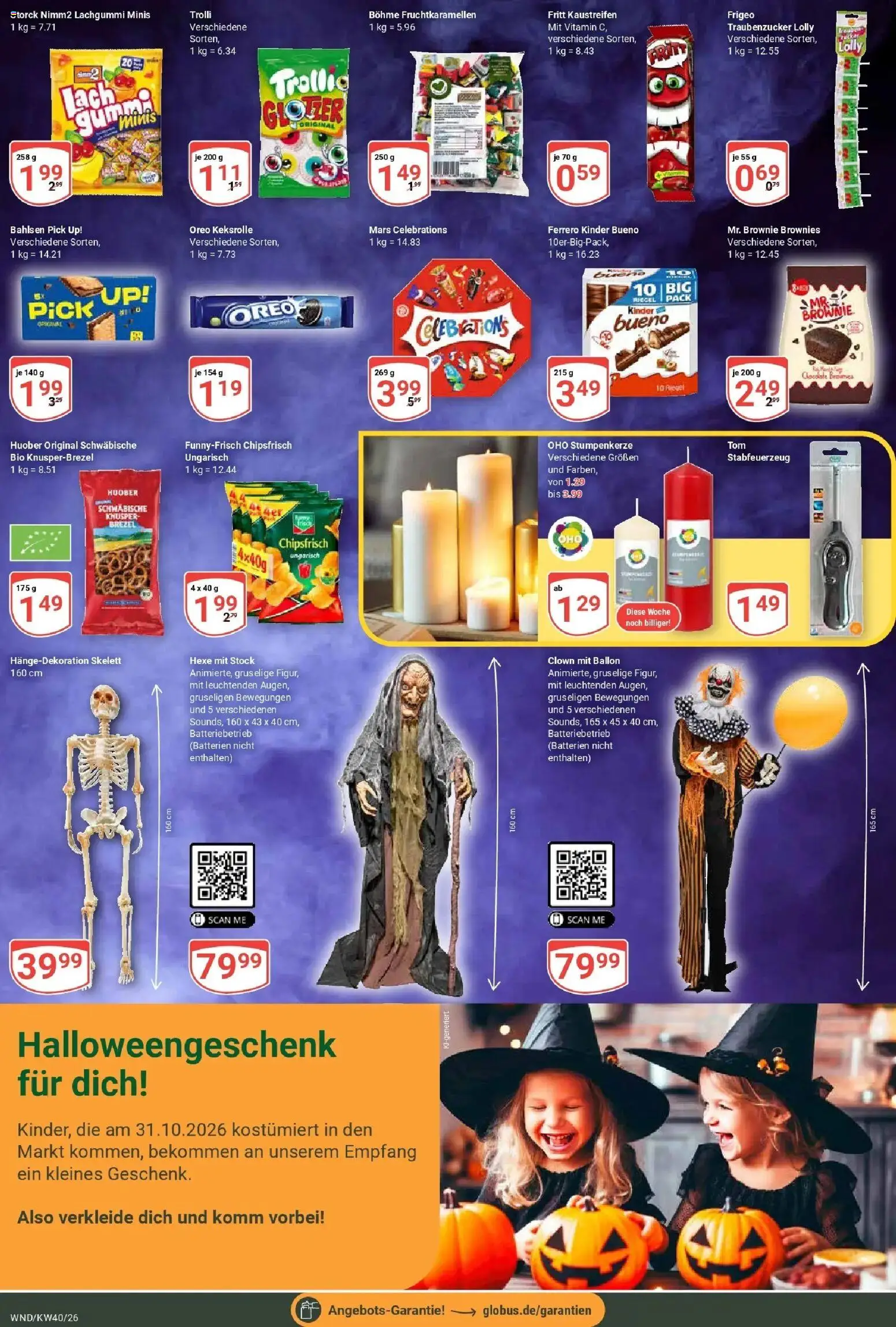 Globus Prospekt St. Wendel (ab 28.09.2026) » Angebote online | Seite: 23 | Produkte: Batterien, Kinder bueno, Celebrations, Mars