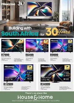 House and Home specials catalogue – valid from 13/08/2026