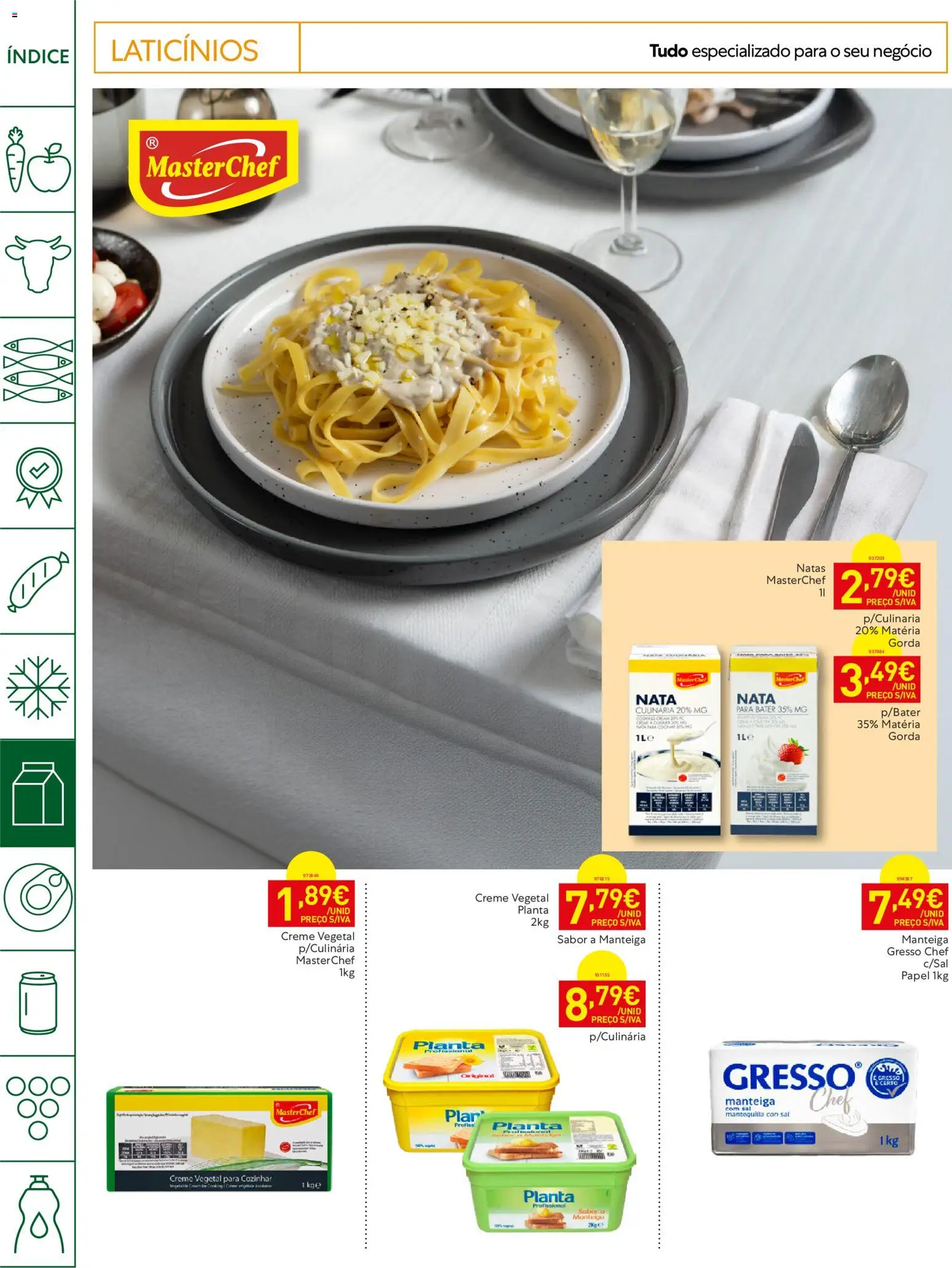 Recheio - Horeca Bons Negócios Madeira │ válido de 09.06.2026 | Página: 16 | Produtos: Sal, Nata, Creme, Natas