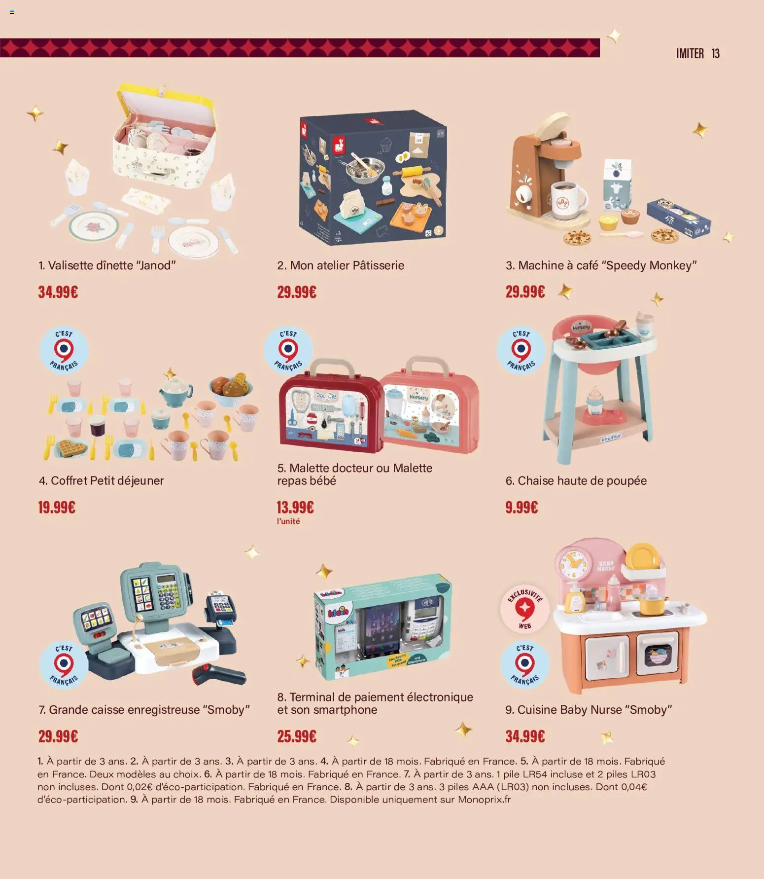 {H1} | Page: 13 | Produits: Smartphone, Chaise haute, Café, Piles