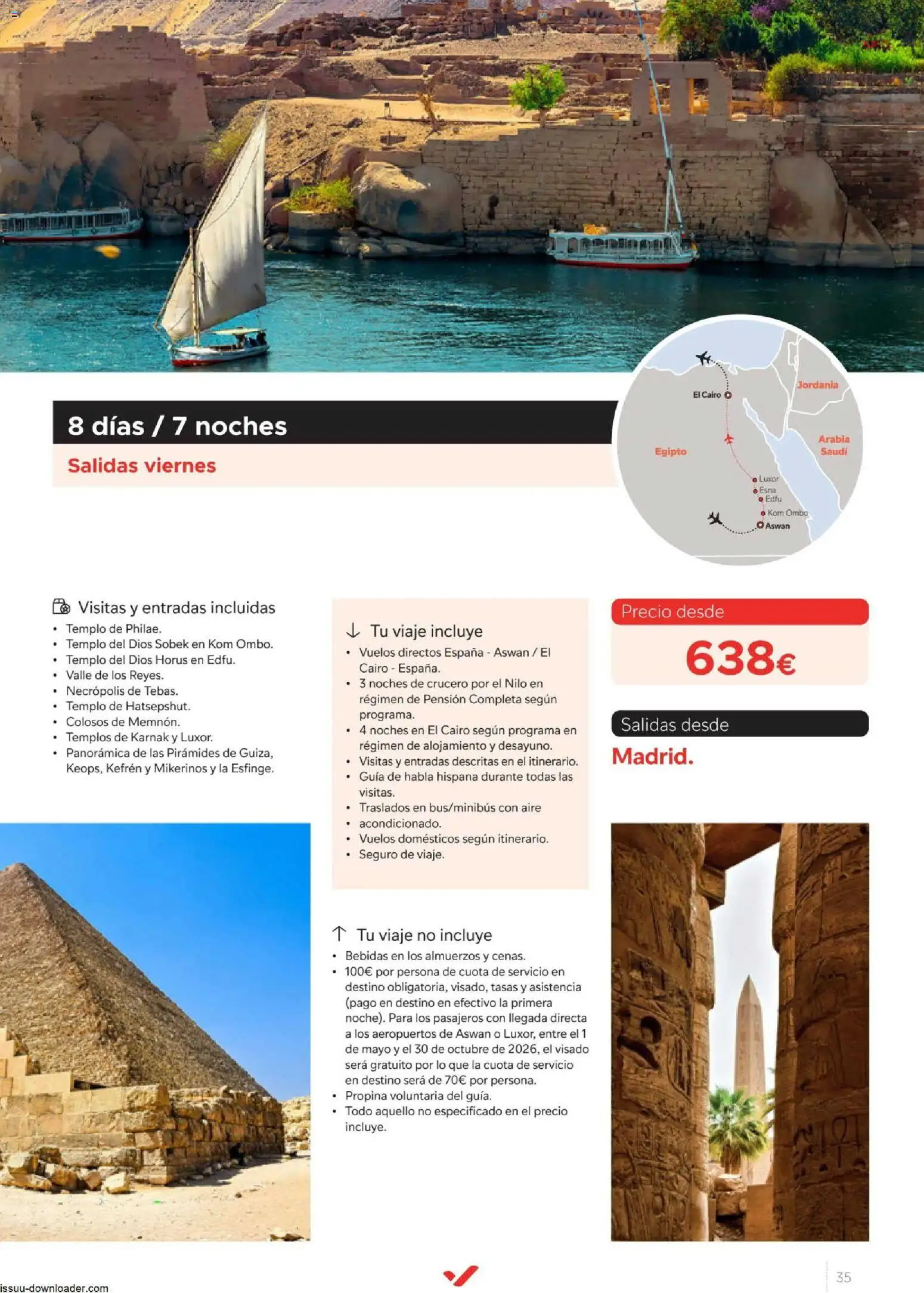 Halcón Viajes Egípto │ válido desde el 06/07/2026 | Página: 35
