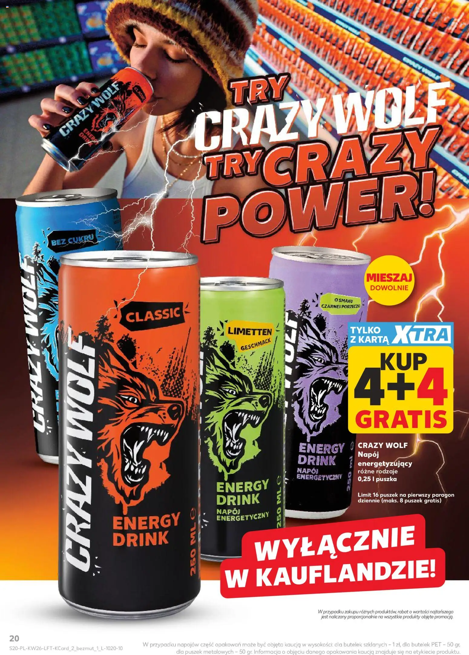 Kaufland Polsko leták od 25.06.2026 | Strana: 20 | Produkty: Crazy Wolf