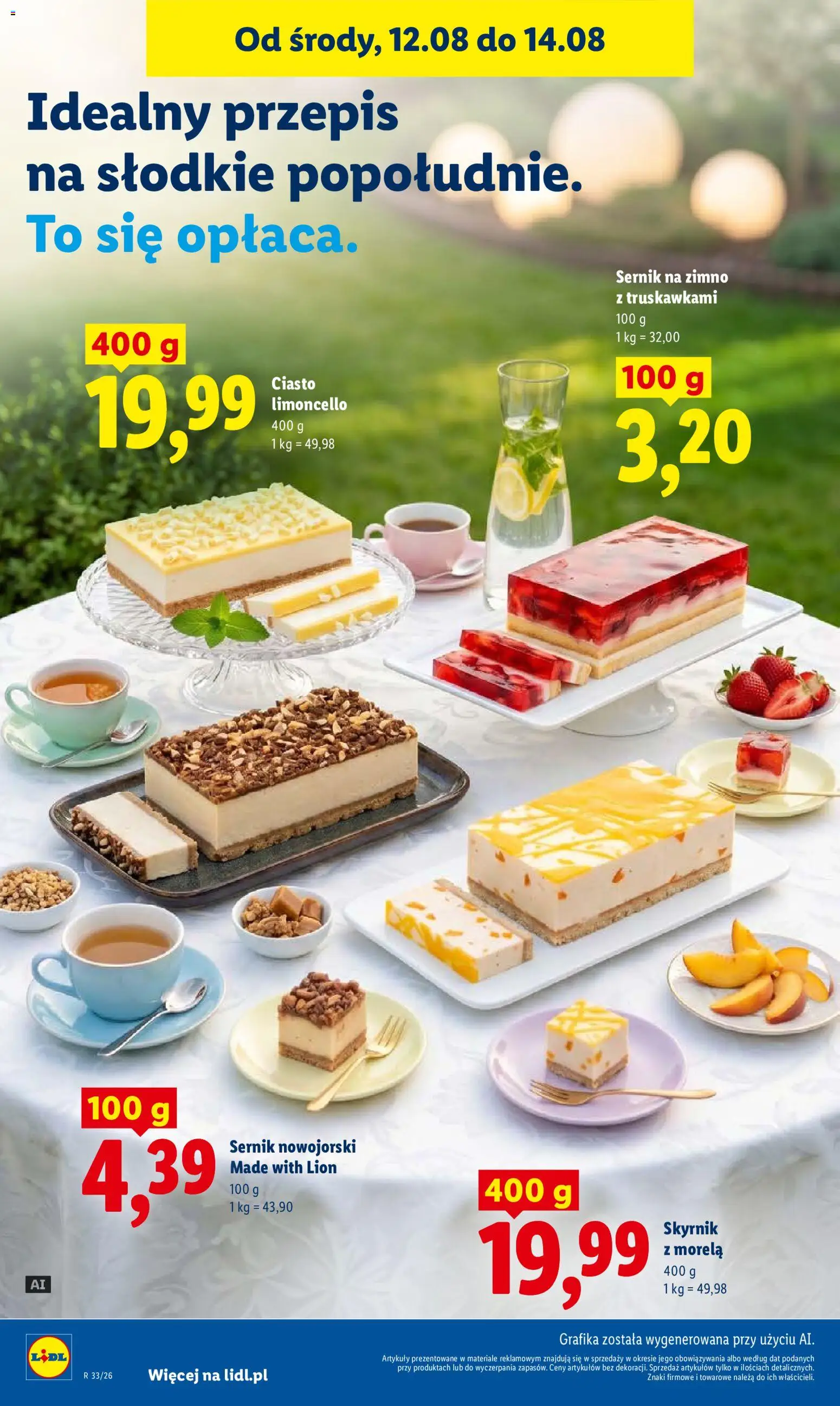 Lidl Polsko leták od 12.08.2026 | Strana: 84 | Produkty: Limoncello