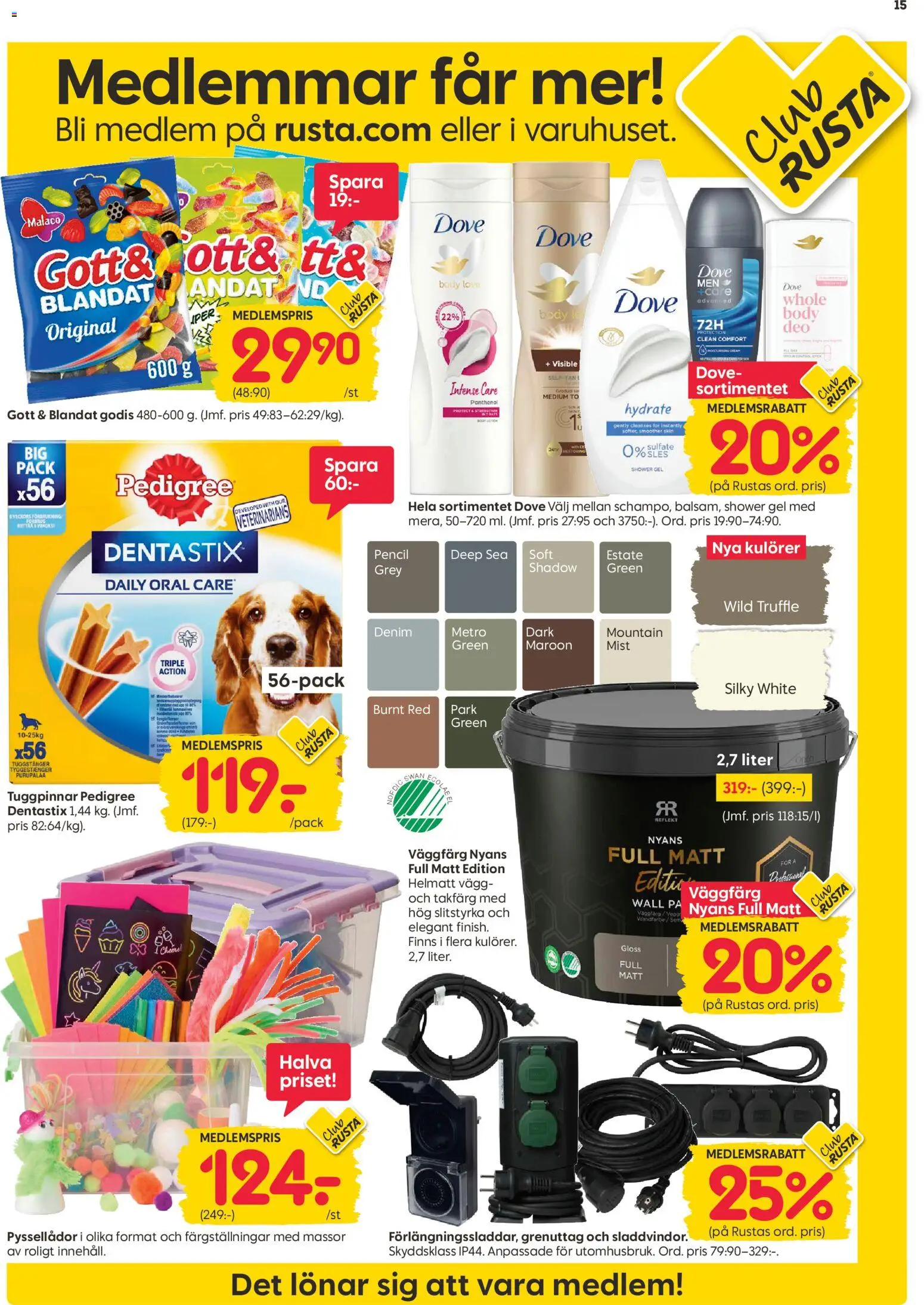 Rusta reklamblad aktuell från 07/09/2026 | Sida: 15 | Produkter: Godis