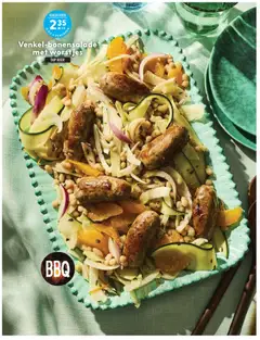 Venkel-bonensalade met worstjes, Venkel-bonensalade met worstjes - Voorbeeld van een folder van Albert Heijn, geldig van 03-07-2026 | Pagina: 42