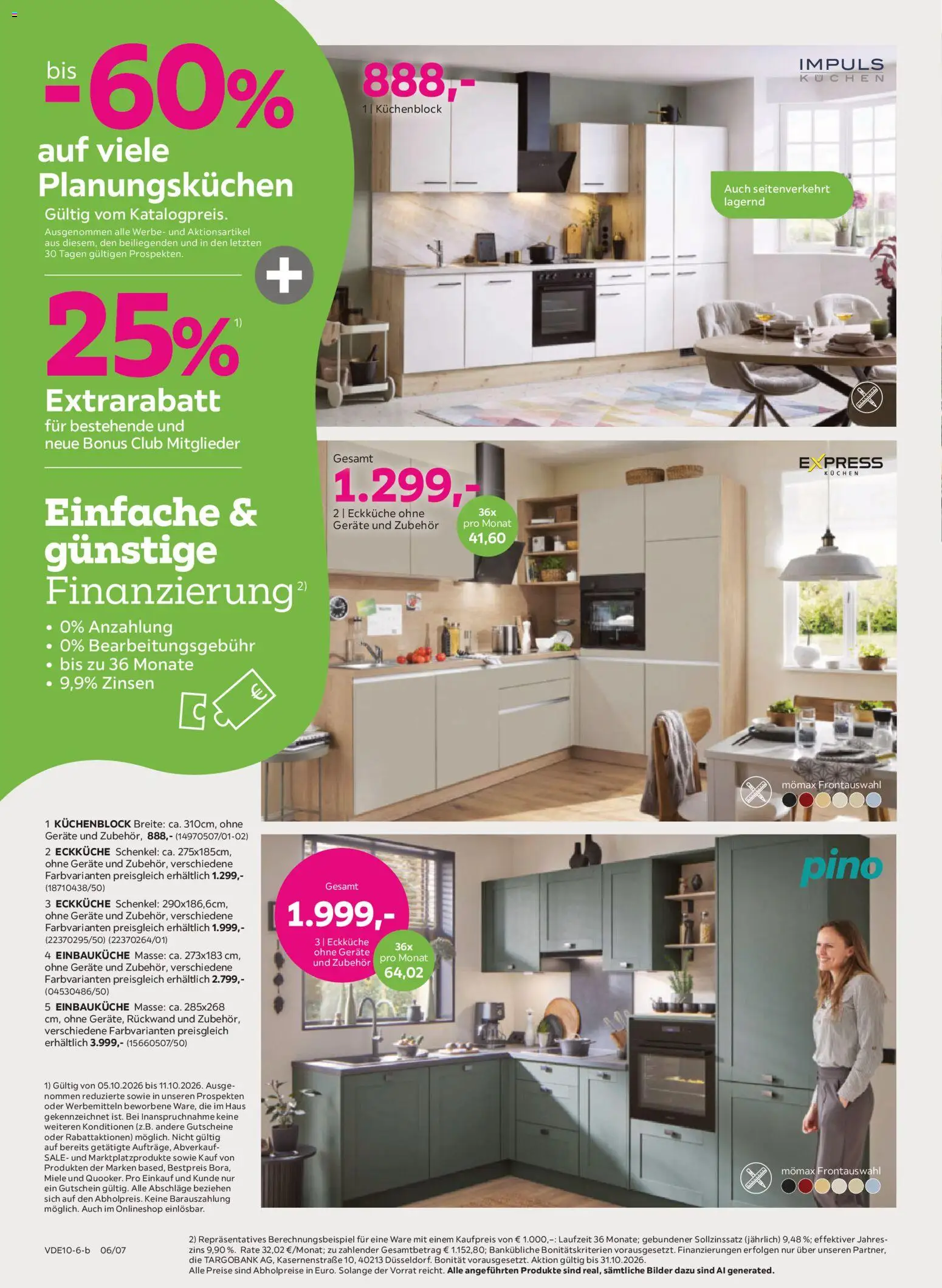 Mömax Prospekt – gültig ab 05.10.2026 | Seite: 6 | Produkte: Miele, Einbauküche, Bilder, Kuchen