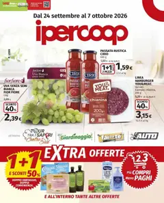 Anteprima del volantino Ipercoop volantino valido a partire dal 24/09/2026