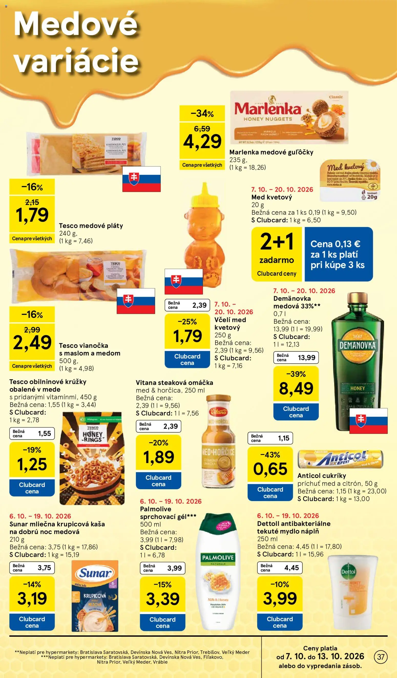 Nové Tesco akcie – leták je platný od 07.10.2026 | Strana: 37