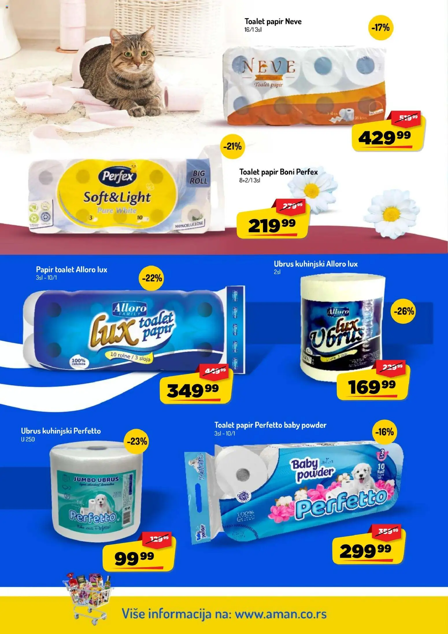 Aman katalog - važi od 28.09.2026 | Strana: 36 | Proizvode: Toalet papir, Ubrus